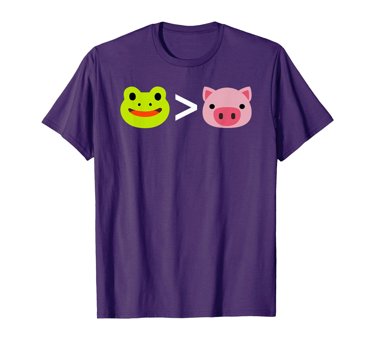 Portland Frog Greater Than Fascist Pig T-Shirt