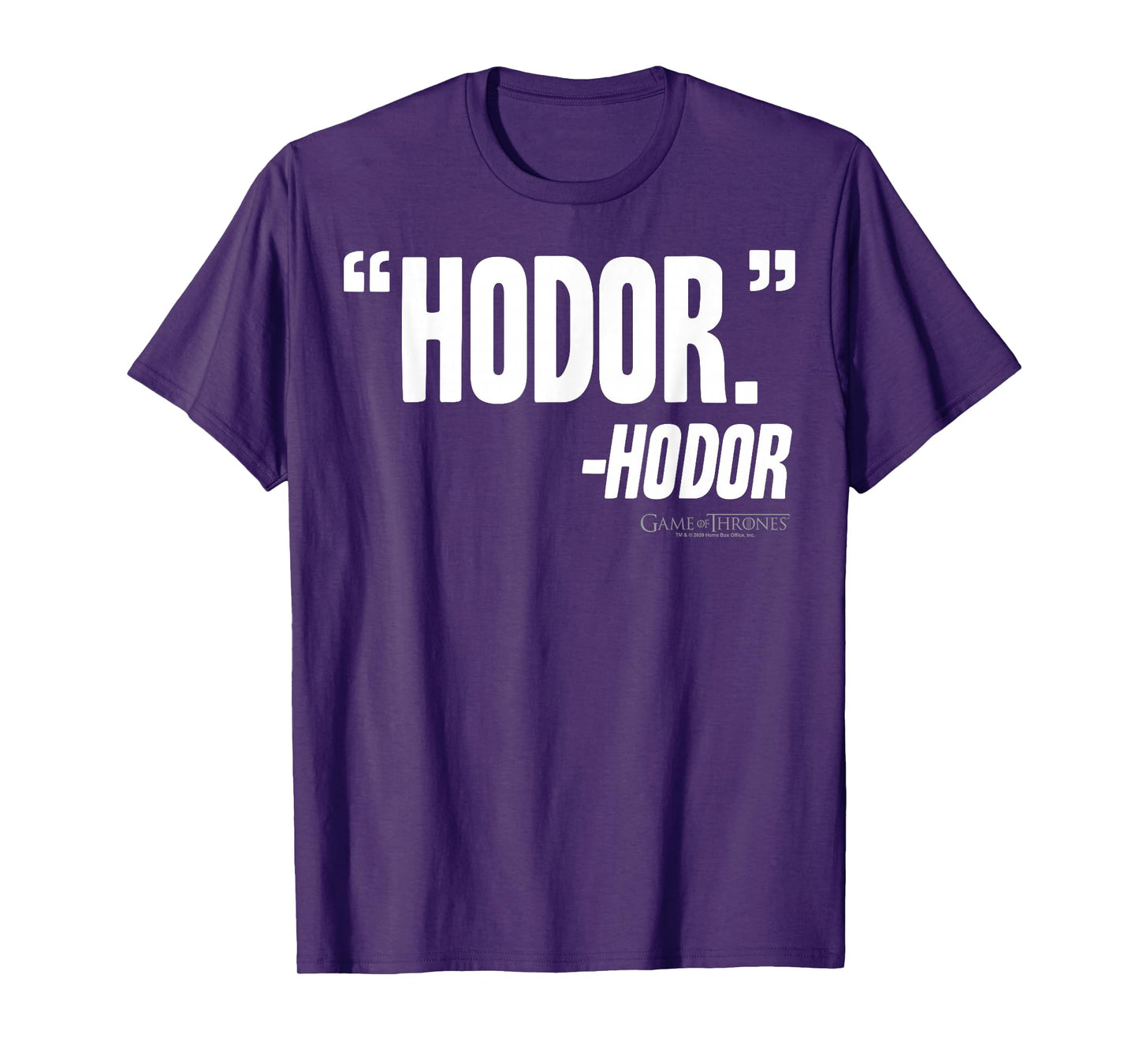 Game Of Thrones Hodor Quote T-Shirt