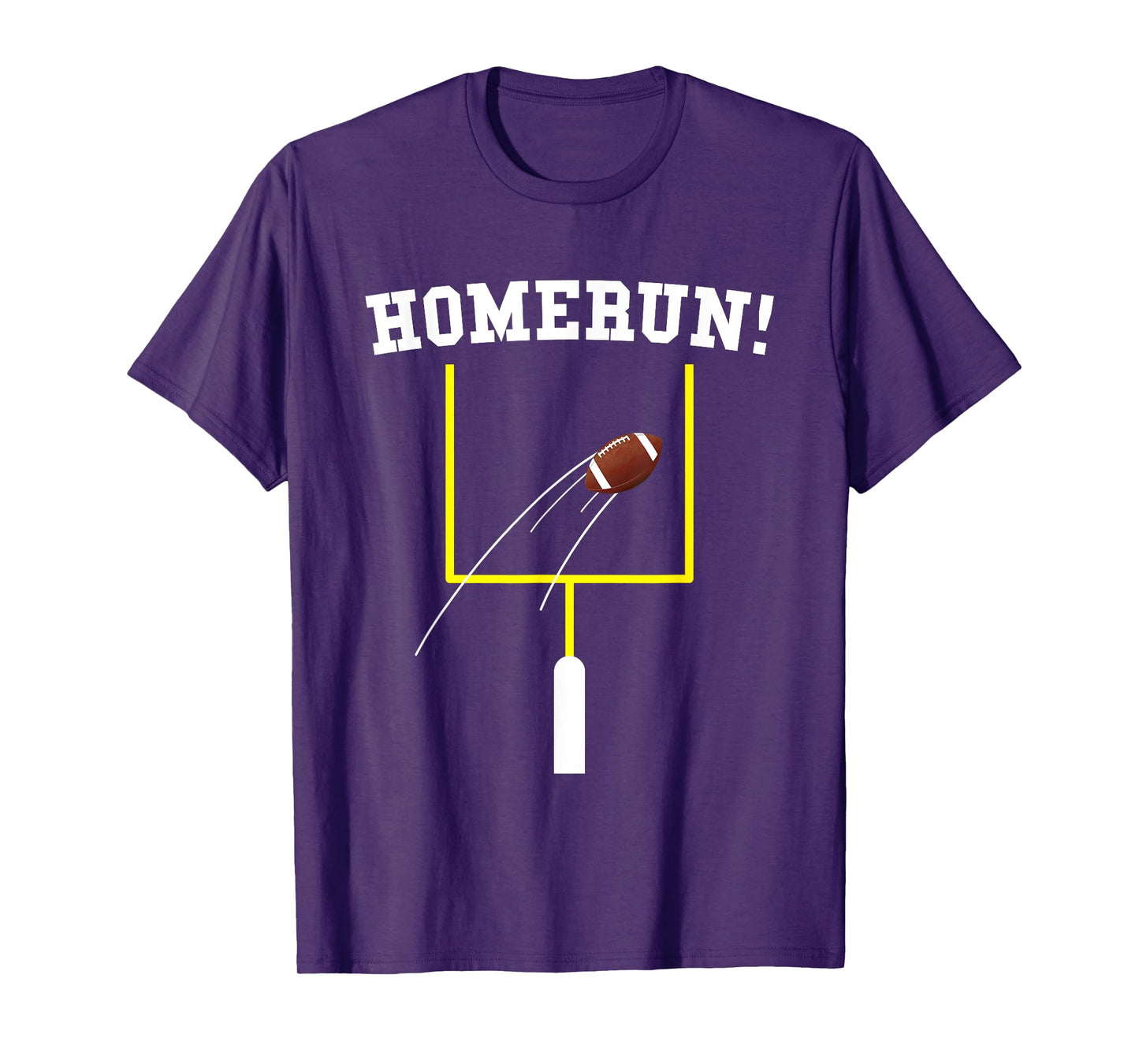 Funny Homerun Football Baseball Sports Mix Up Humor T-Shirt