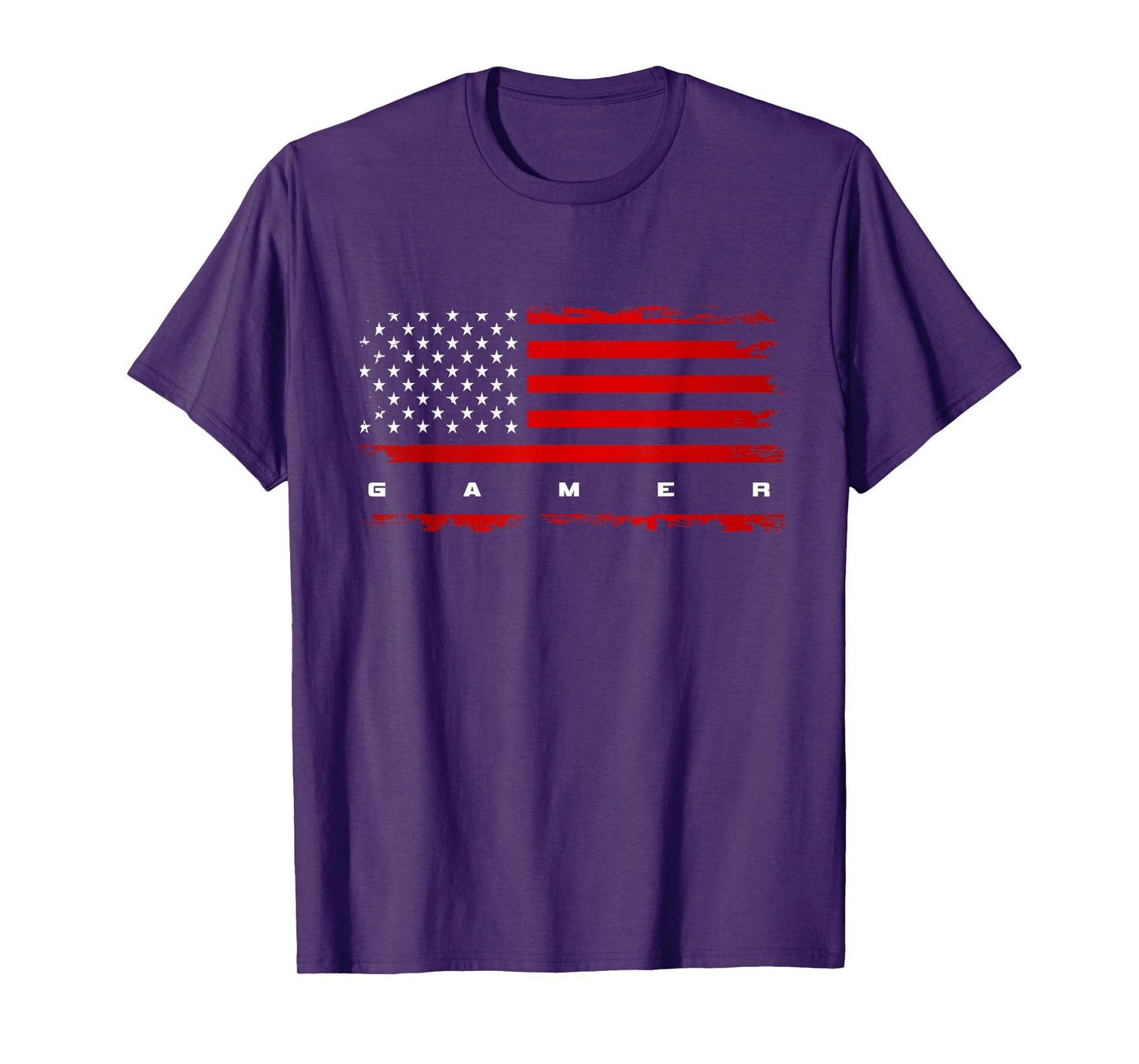 American Flag Gamer Gaming Video Game T-Shirt
