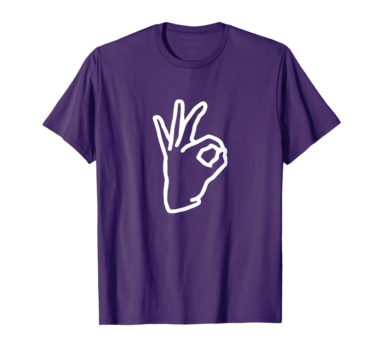 BoredKoalas Meme Ok Hand Sign Retro T-Shirt, Unisex-Adults & Kids, Black, Small