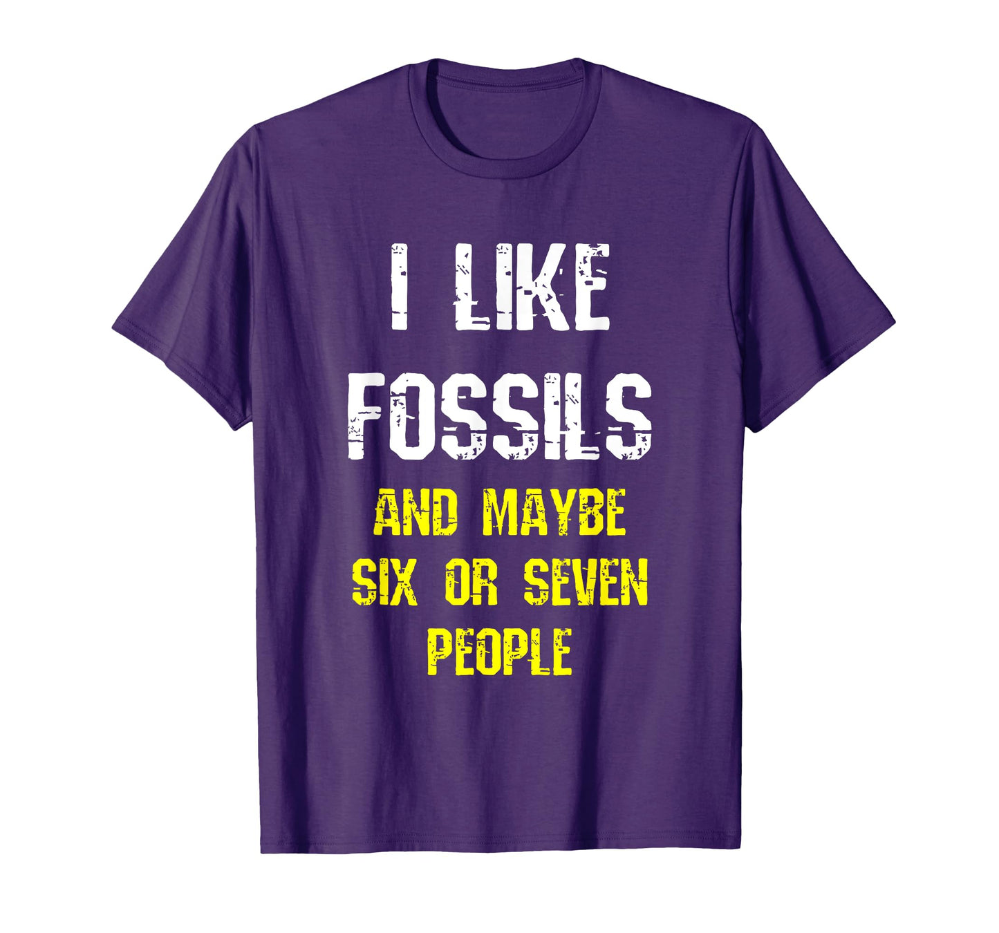 I Like Fossils Collector Geologist Funny Paleontology Humor T-Shirt