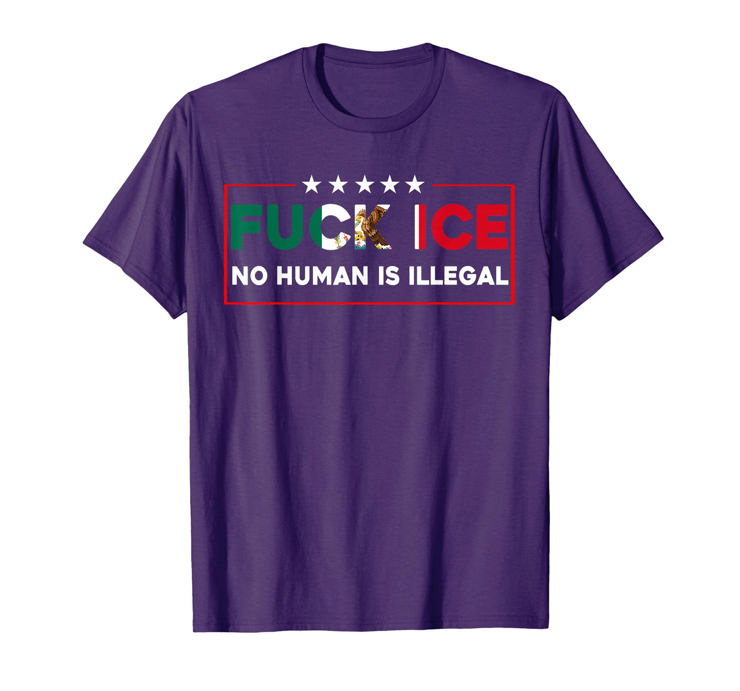 Fuck Ice No Human Is Illegal T-Shirt