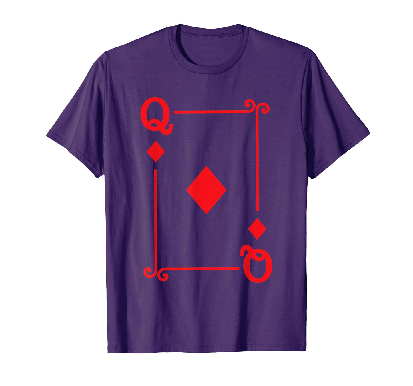 Playing Cards Costume - Queen Diamonds Card - Queen Card T-Shirt