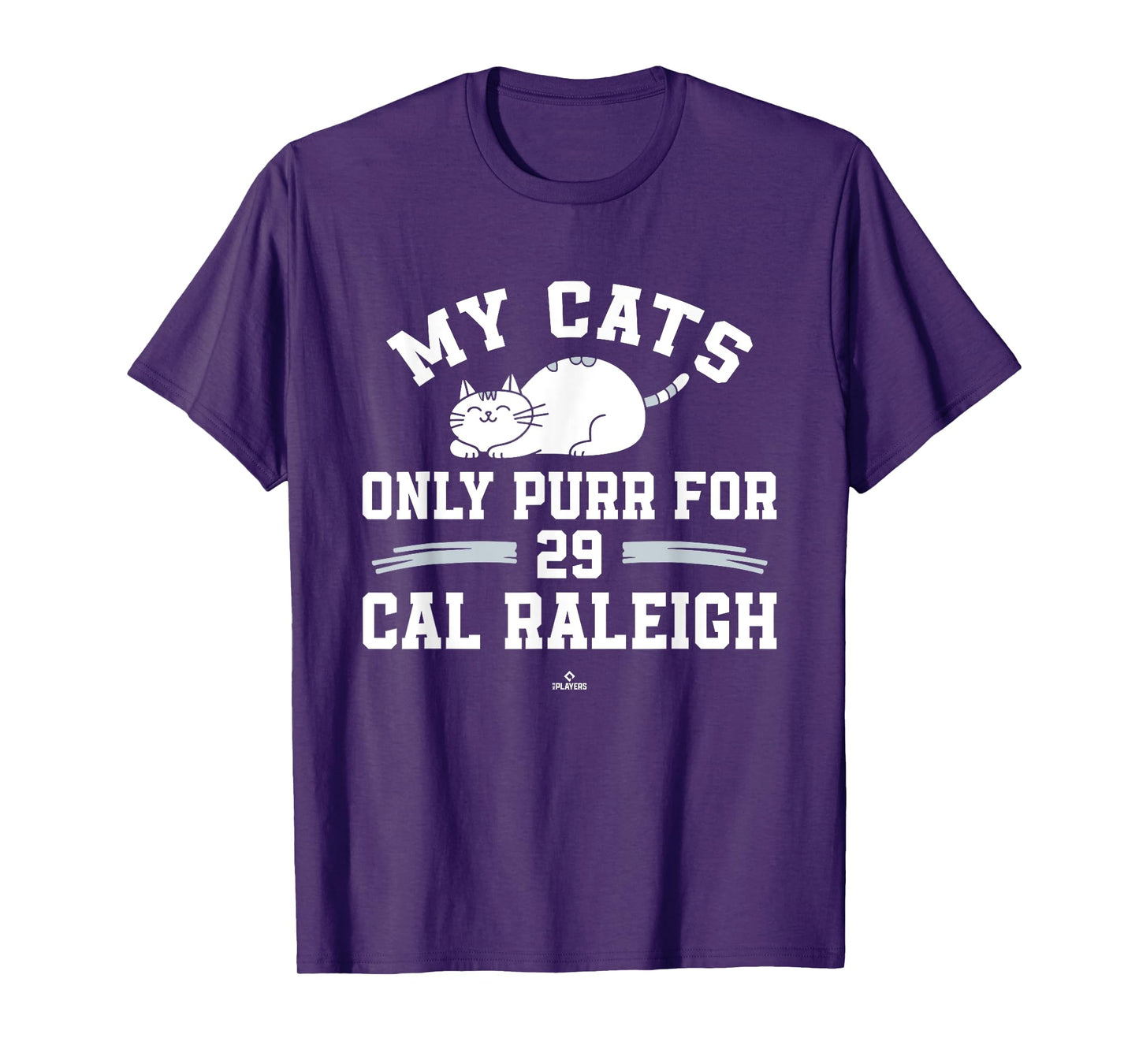 Cat Lovers for Cal Raleigh Seattle Baseball MLBPA Men Women Kids T-Shirt