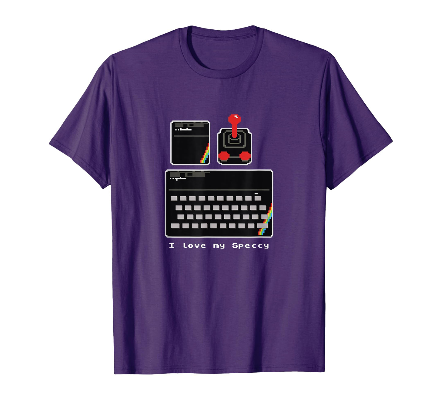 I LOVE MY ZX SPECTRUM Speccy Gaming T-Shirt by retro shirts T-Shirt
