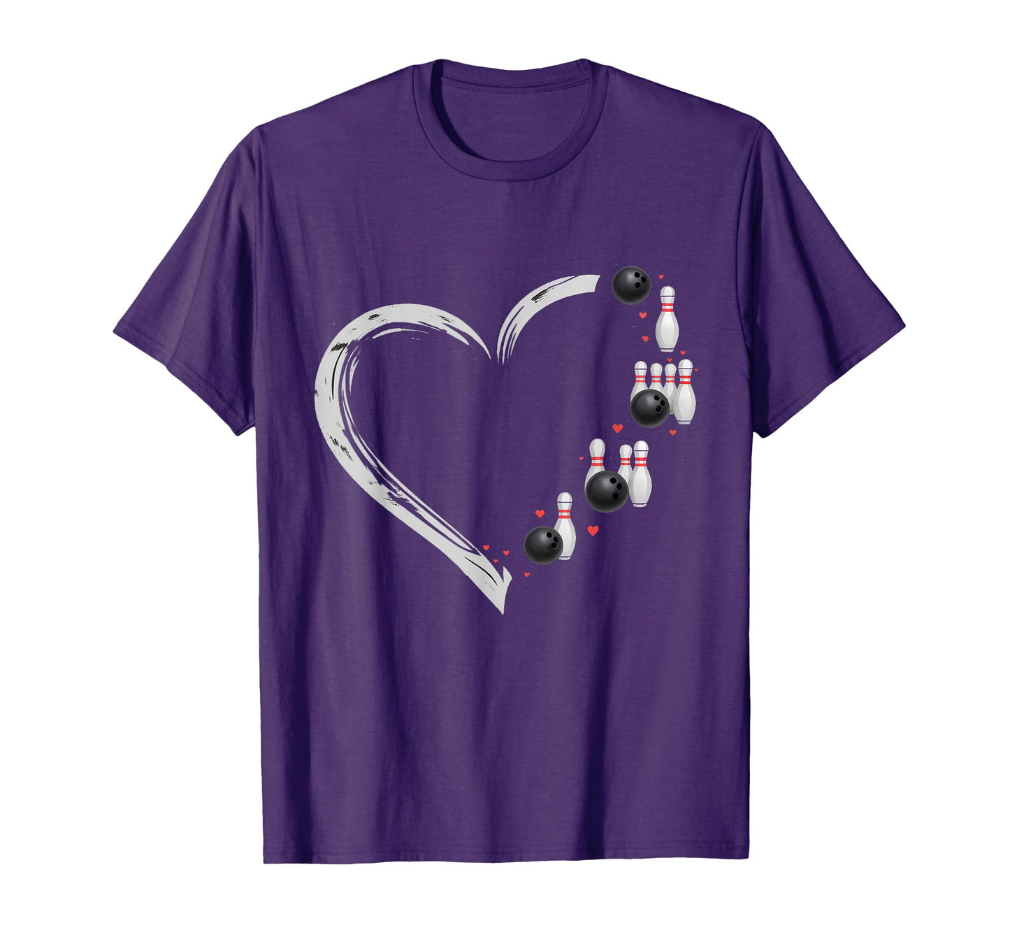 Bowling Shirt Girls Love Team Bowling Vintage T-Shirt