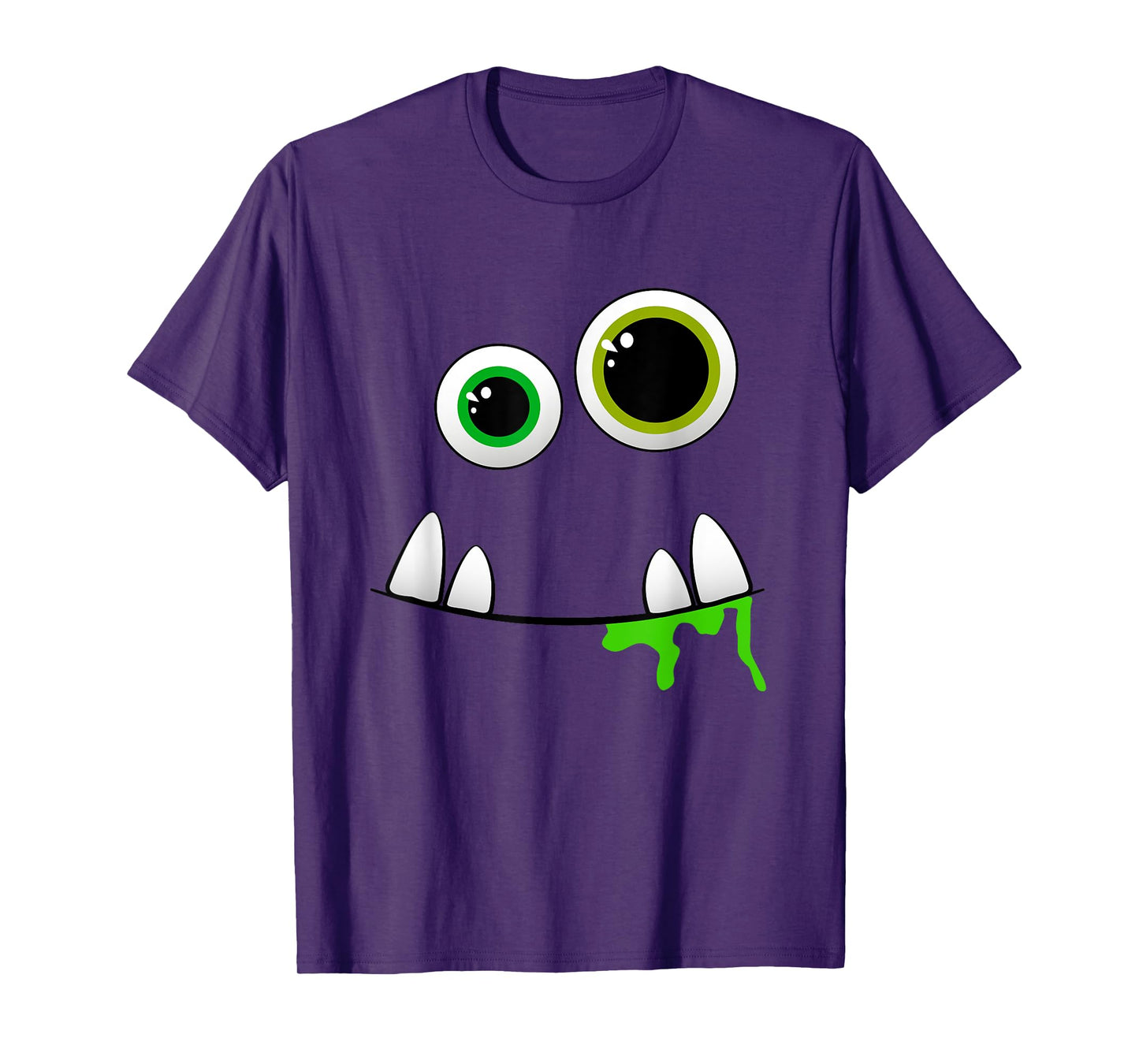 Cute Monster Face Halloween Group Costume Gift Tee T-Shirt