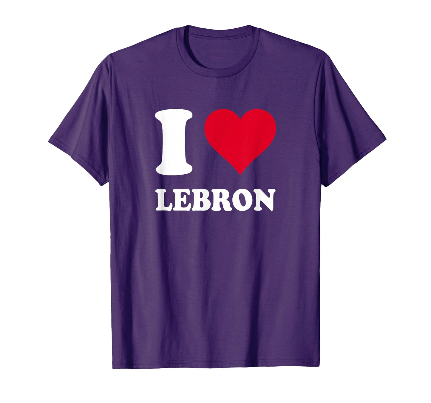 Red Heart I Love Lebron T-Shirt