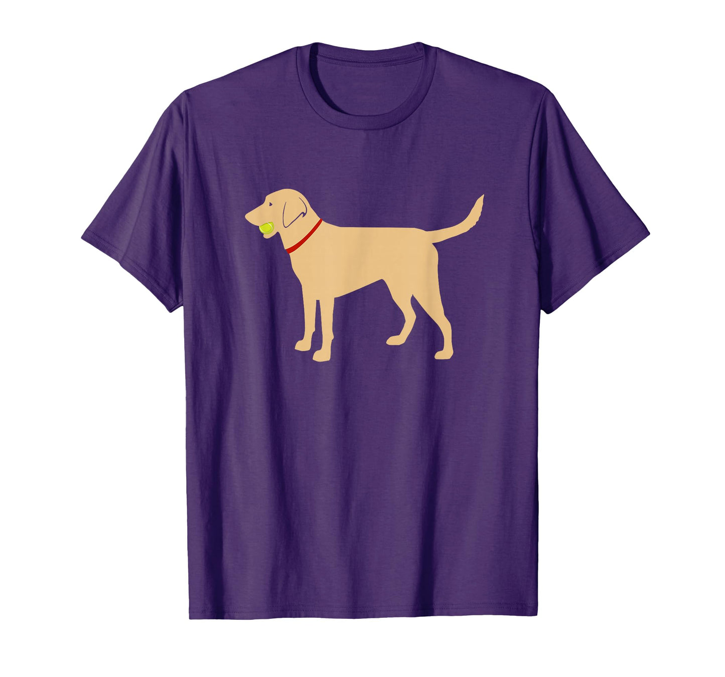 Labrador Retriever Fetch, Yellow Lab Play Ball T-Shirt T-Shirt