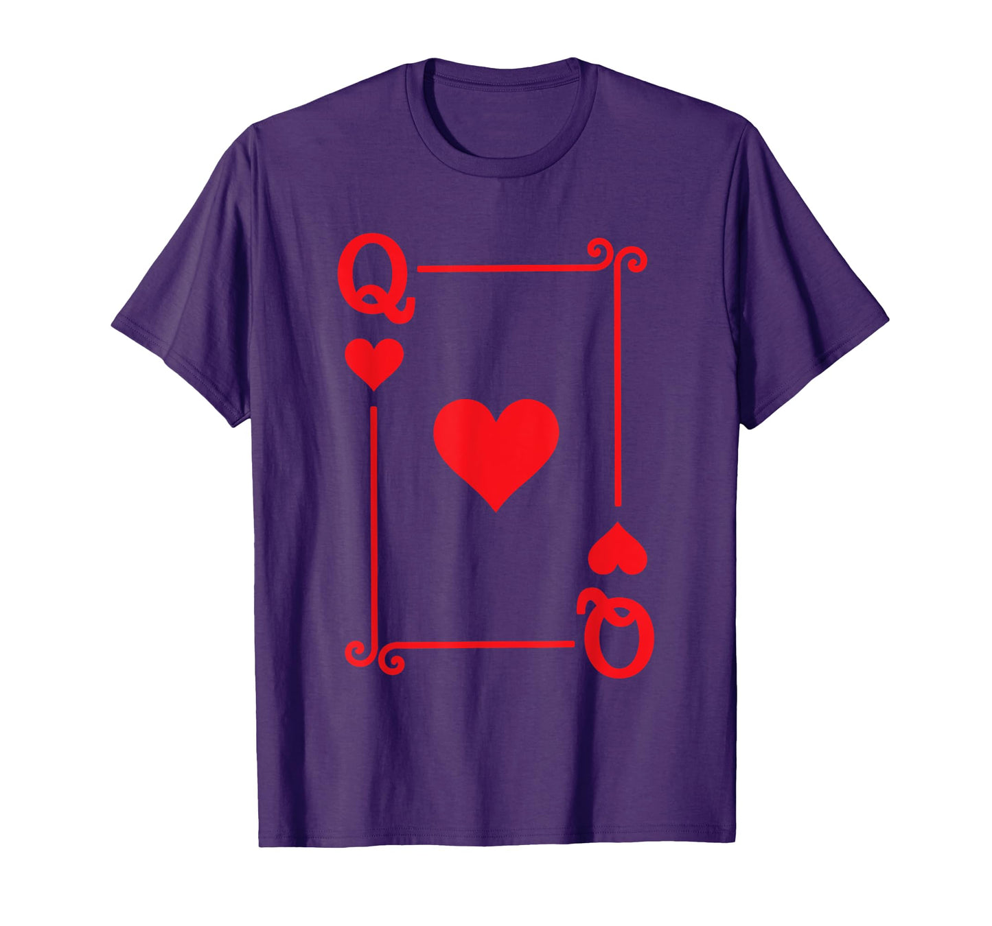 Playing Cards Costume - Queen Hearts Card - Queen Card T-Shirt