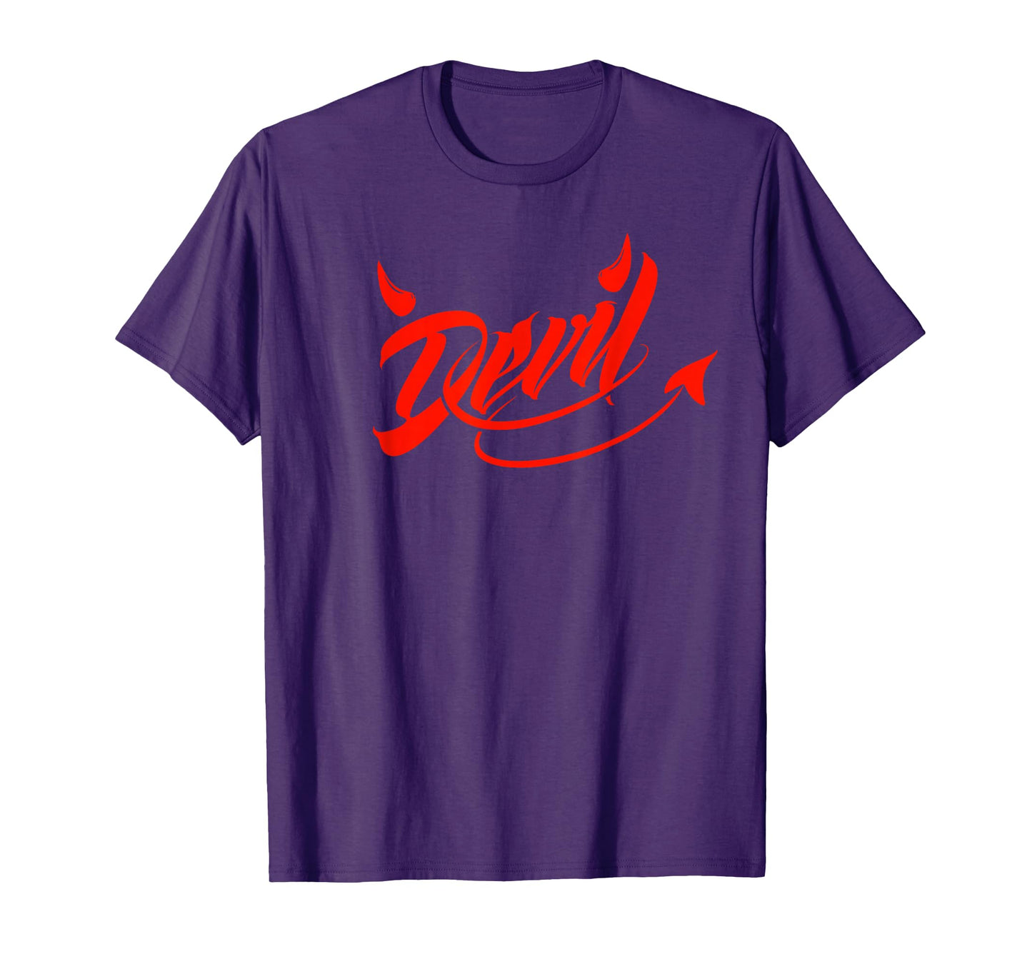 Devil Halloween Costume Matching Couple Girlfriend T-Shirt