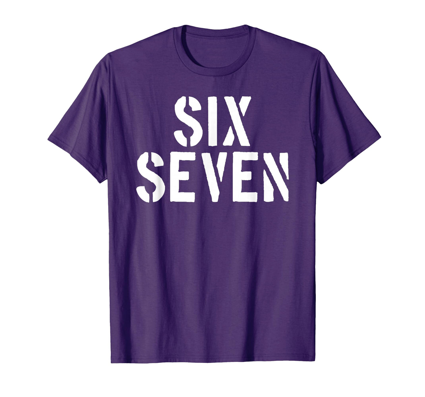 Six Seven 6 7 Funny Meme Internet Joke Viral Trend Humor T-Shirt