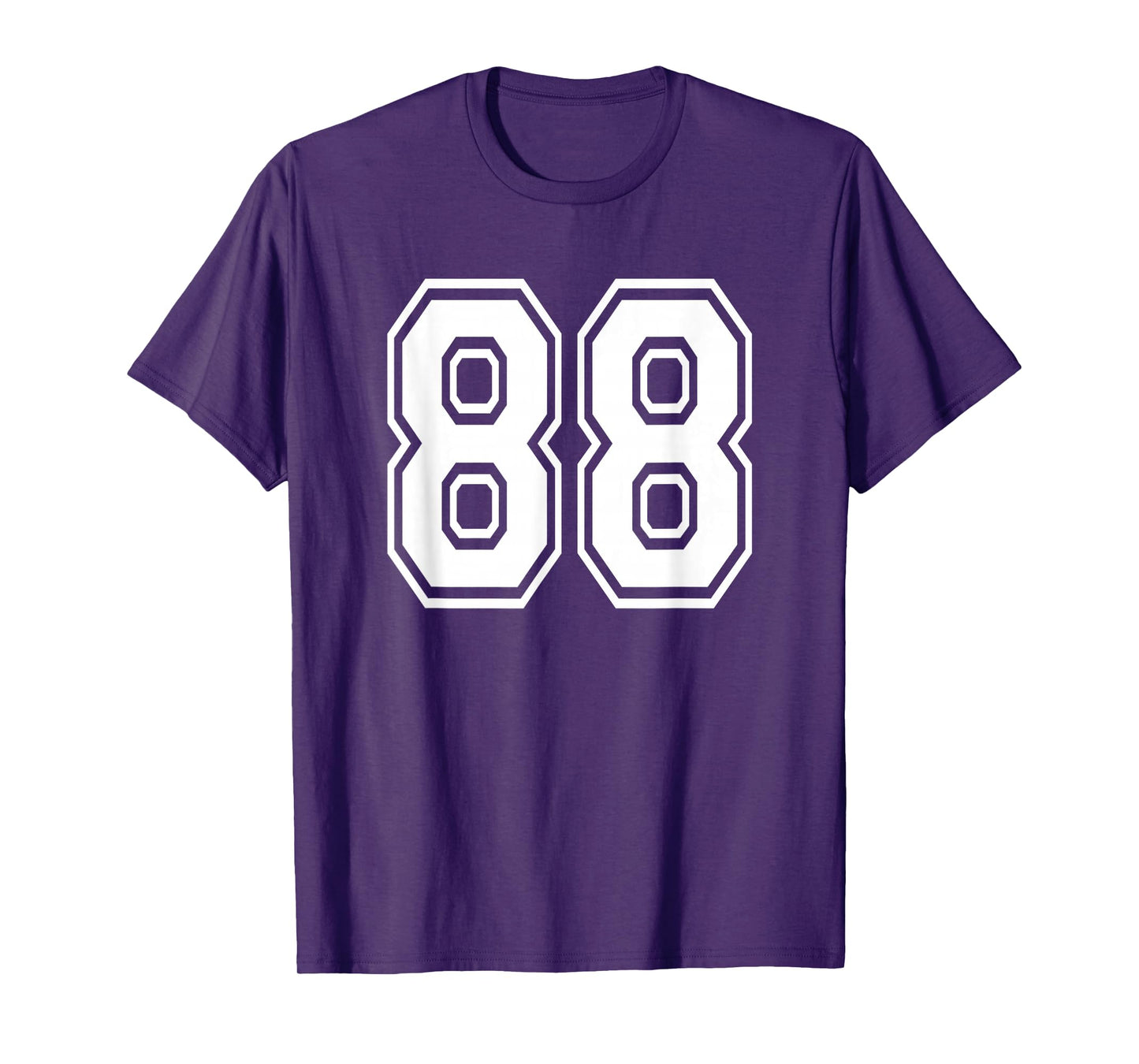 Number 88 Numbered Uniform Sports Jersey Team 88th Birthday T-Shirt