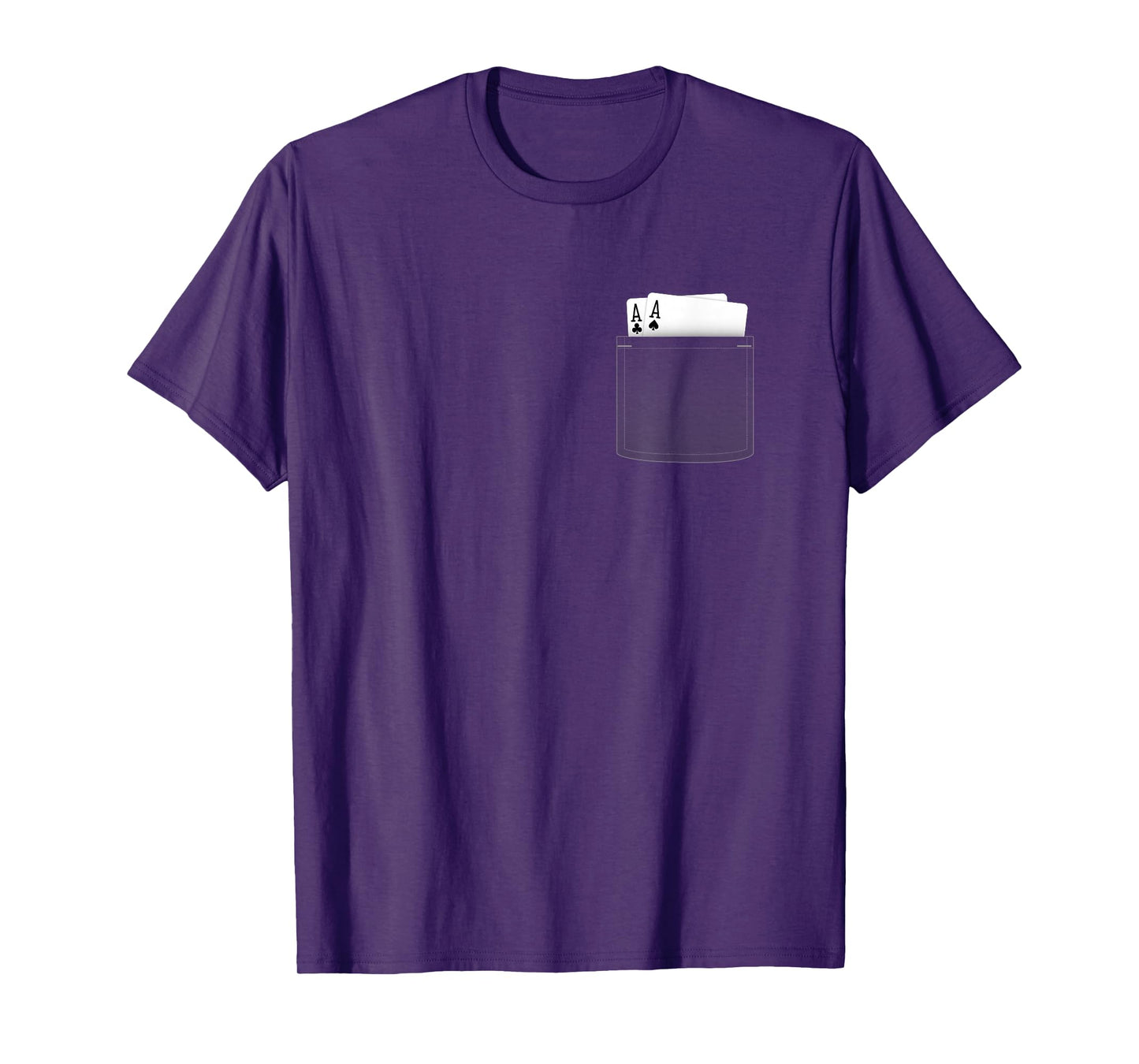 Pocket Aces Poker Shirt (Spades & Clubs) T-Shirt