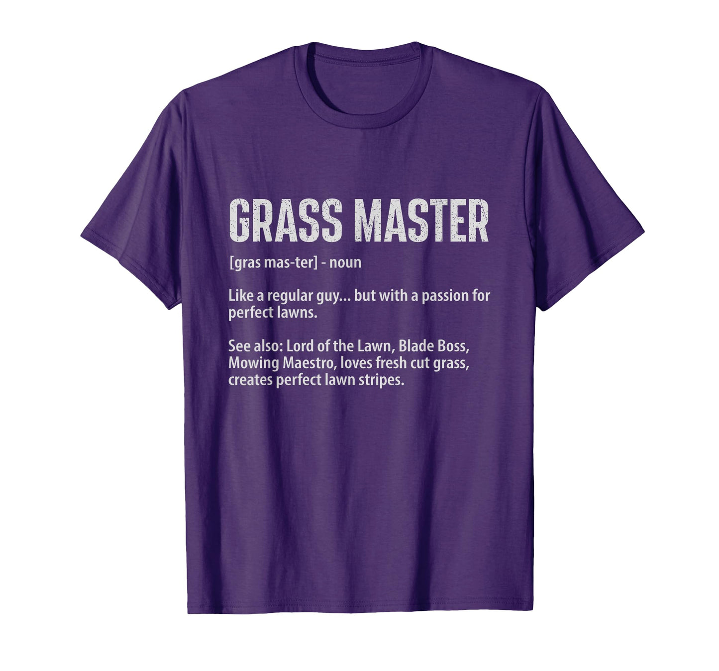 Grass Master - Landscaping Lawn Mower Mowing T-Shirt