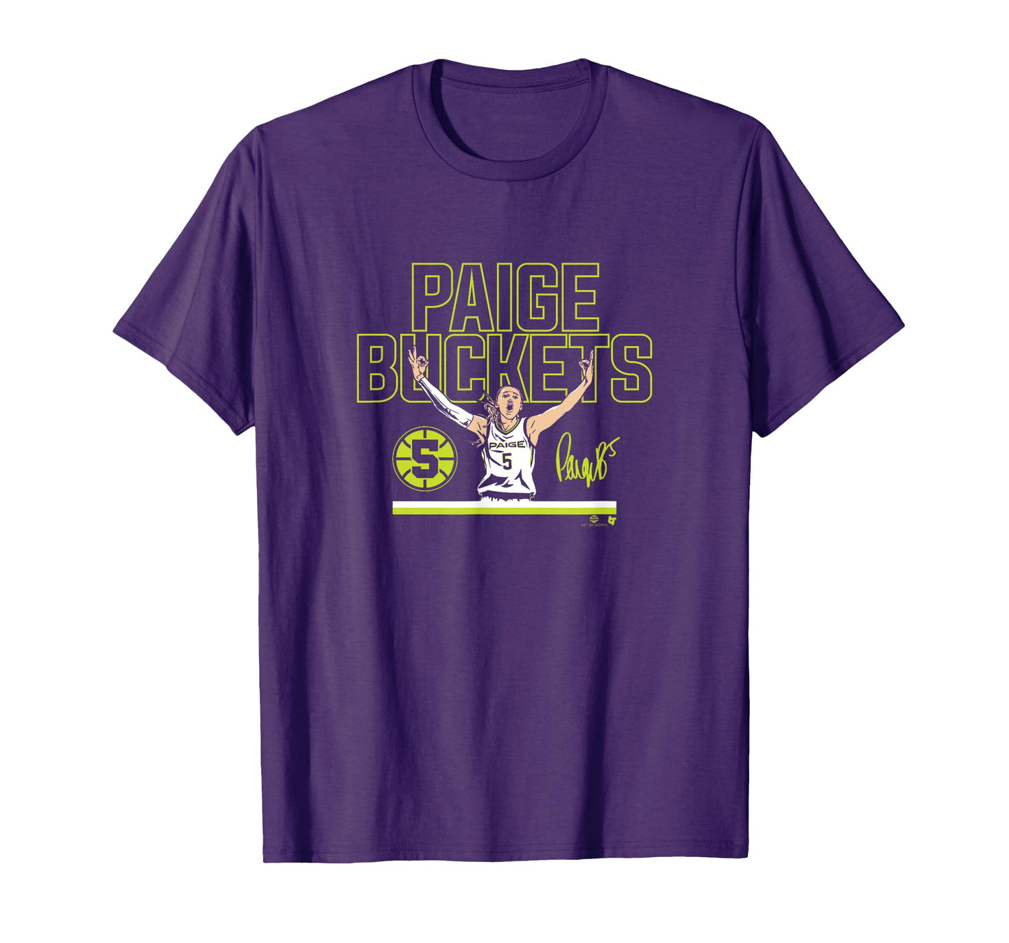 Paige Bueckers - Buckets Stripe (Navy) - Dallas Basketball T-Shirt