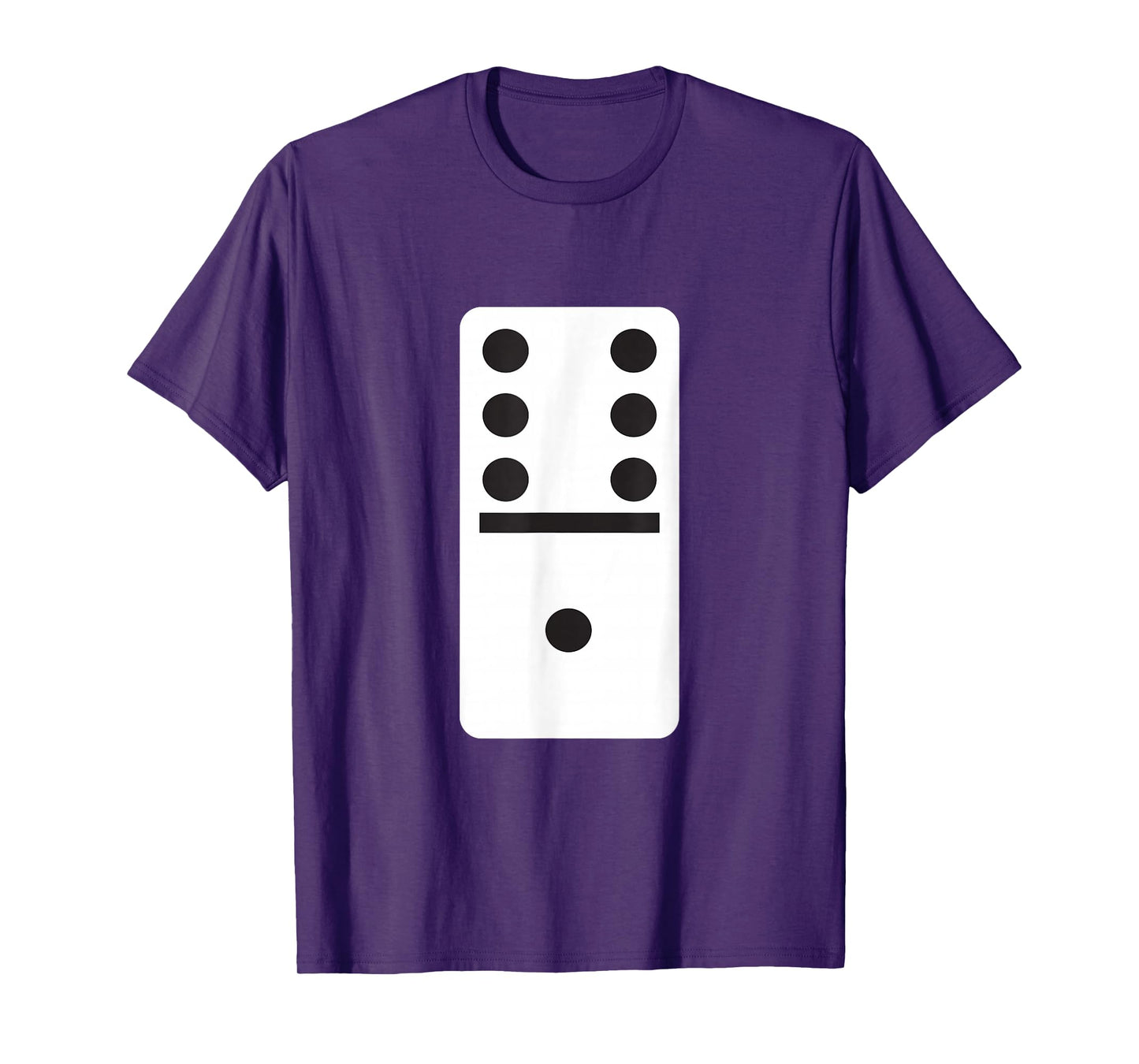 Six One Dominoes T-Shirt -Halloween Costume Domino Game T-Shirt