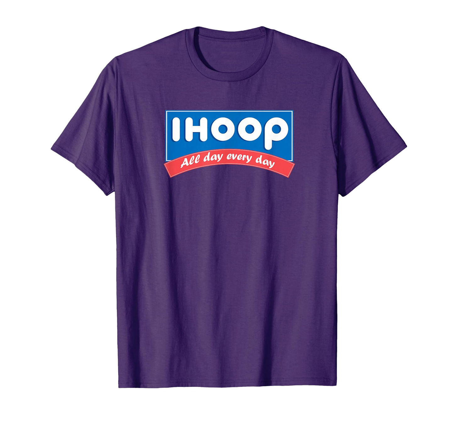 ihoop all day everyday basketball shirt T-Shirt
