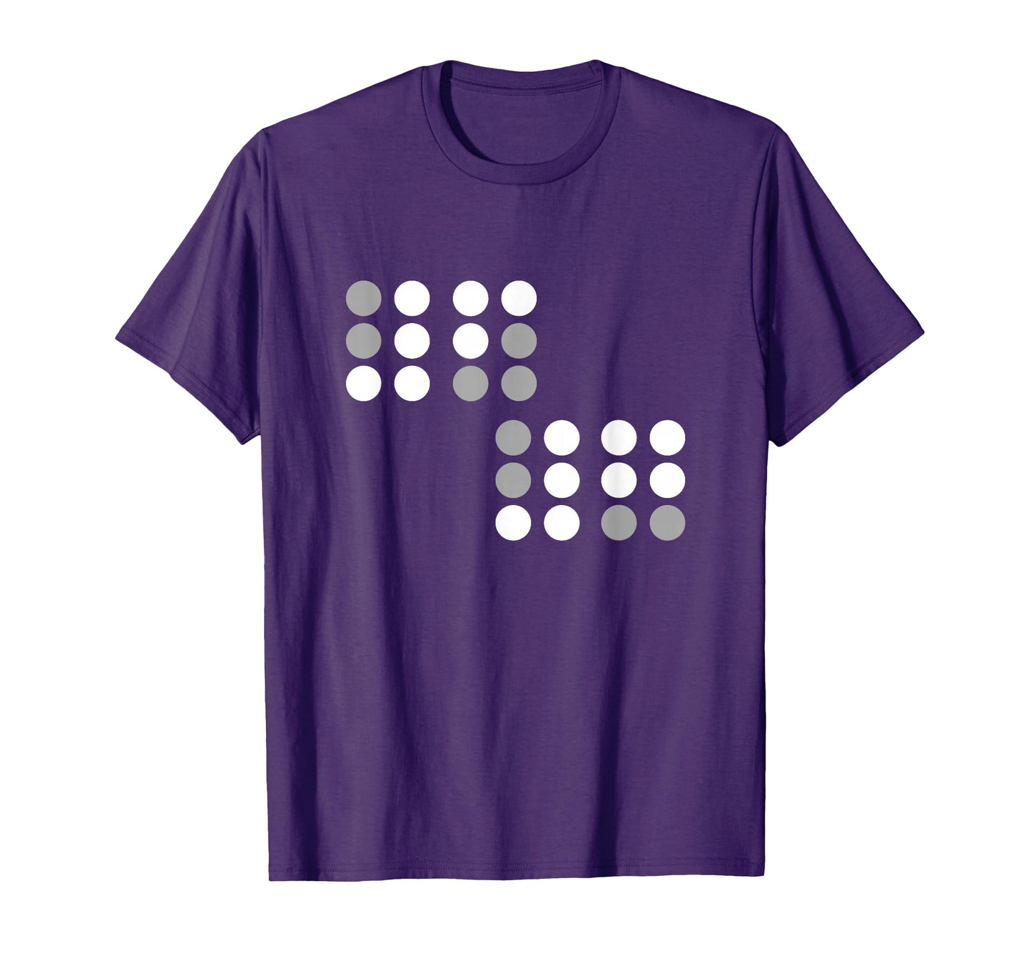 Funny Six Seven 6 7 Meme Unique Design 6 7 in Braille T-Shirt