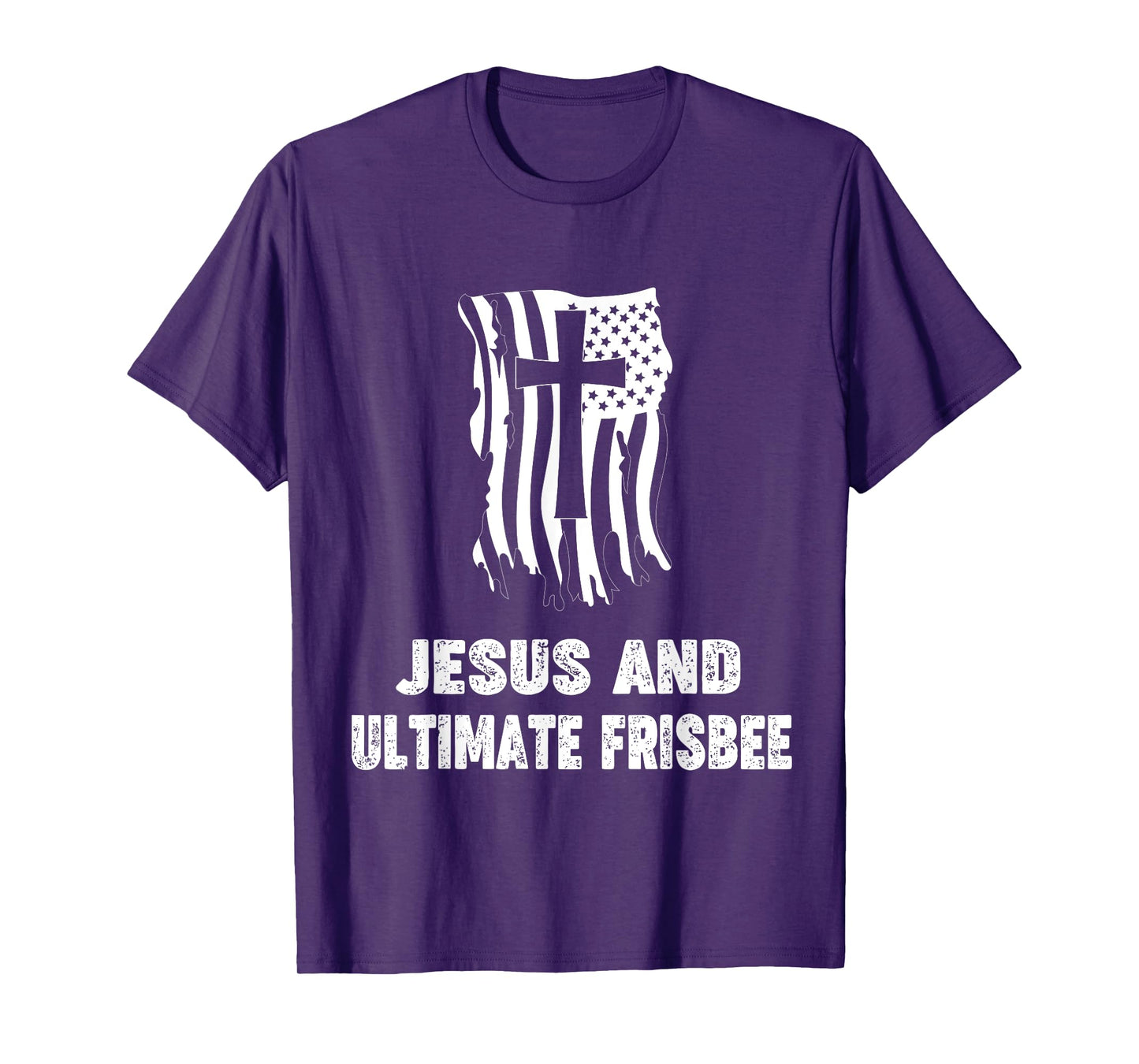 Ultimate Frisbee Player Christian Jesus and Ultimate Frisbee T-Shirt
