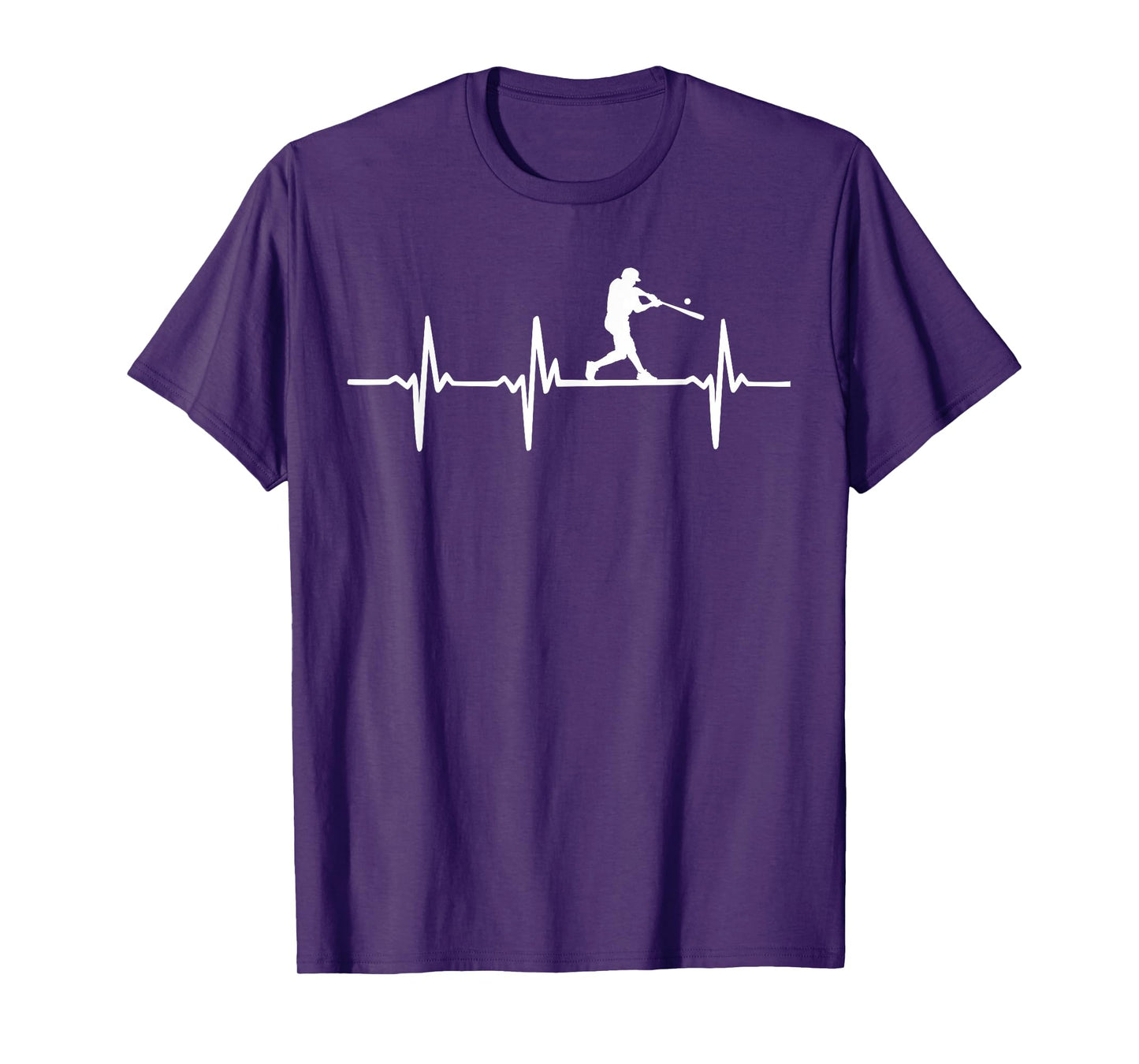 Baseball Heartbeat For Baseball Players And Fans T-Shirt