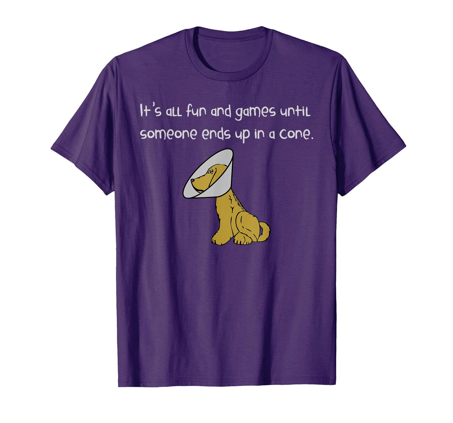 It's All Fun and Games Until Someone Ends Up in a Cone Shirt