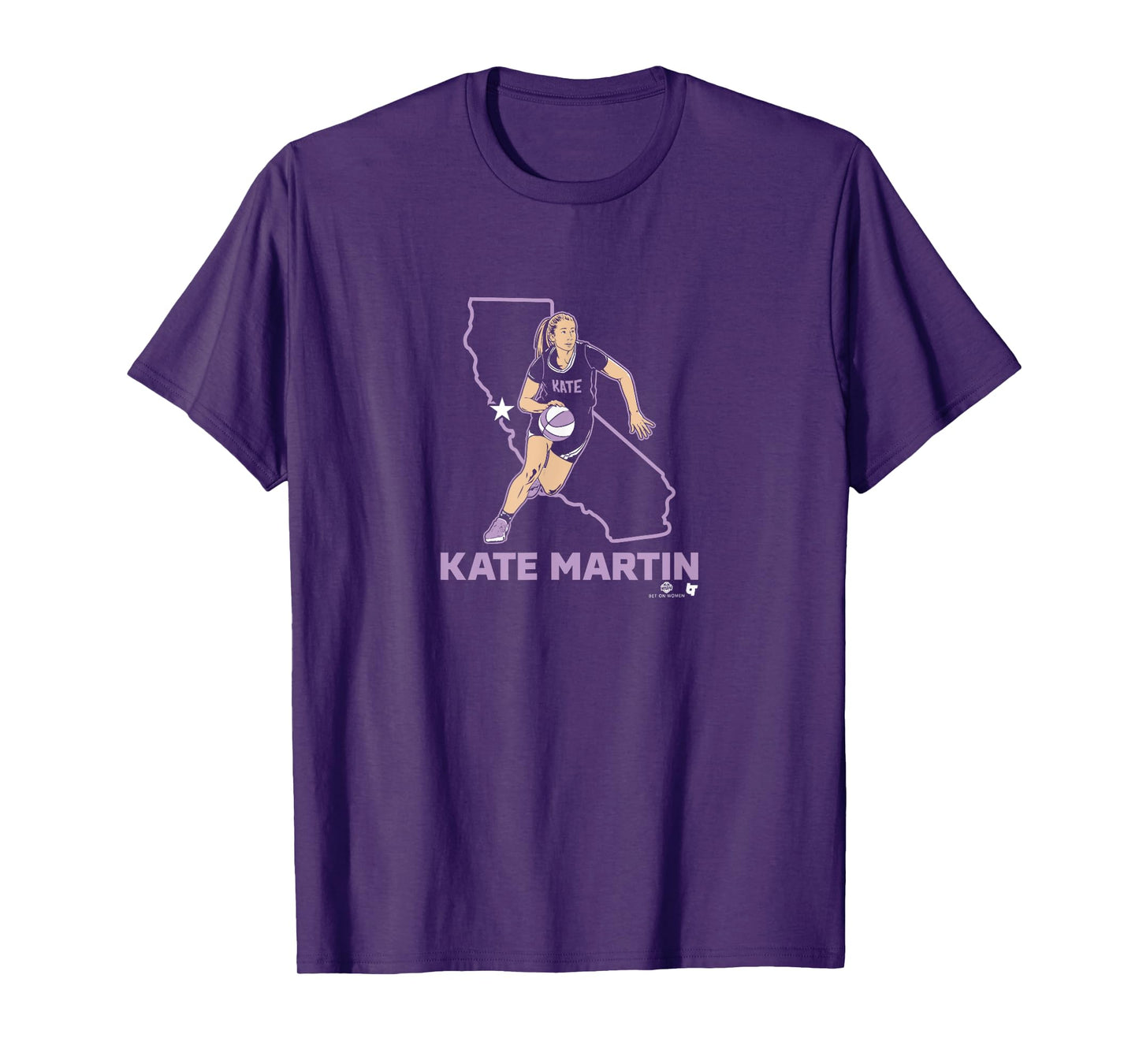 Kate Martin - State Star - Golden State Women's Basketball T-Shirt