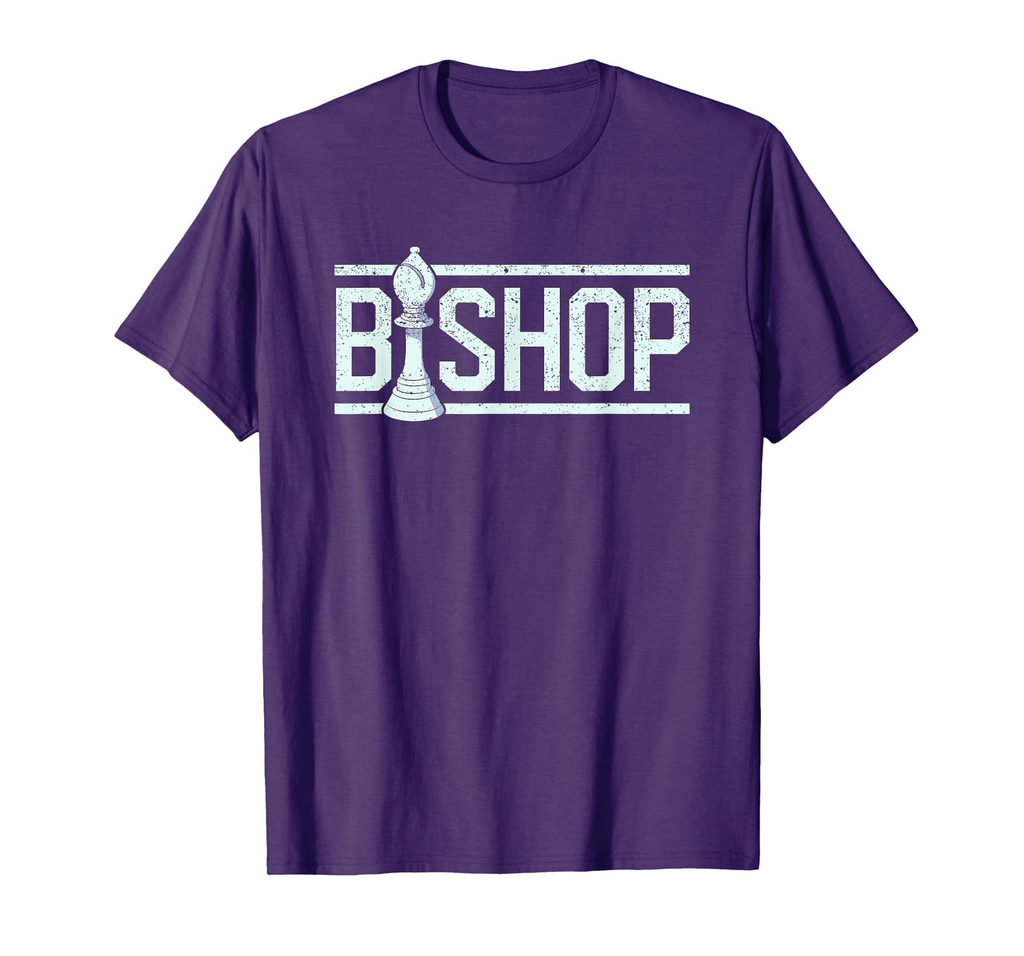 Bishop Chess Piece Funny Halloween Party Club Board Game T-Shirt