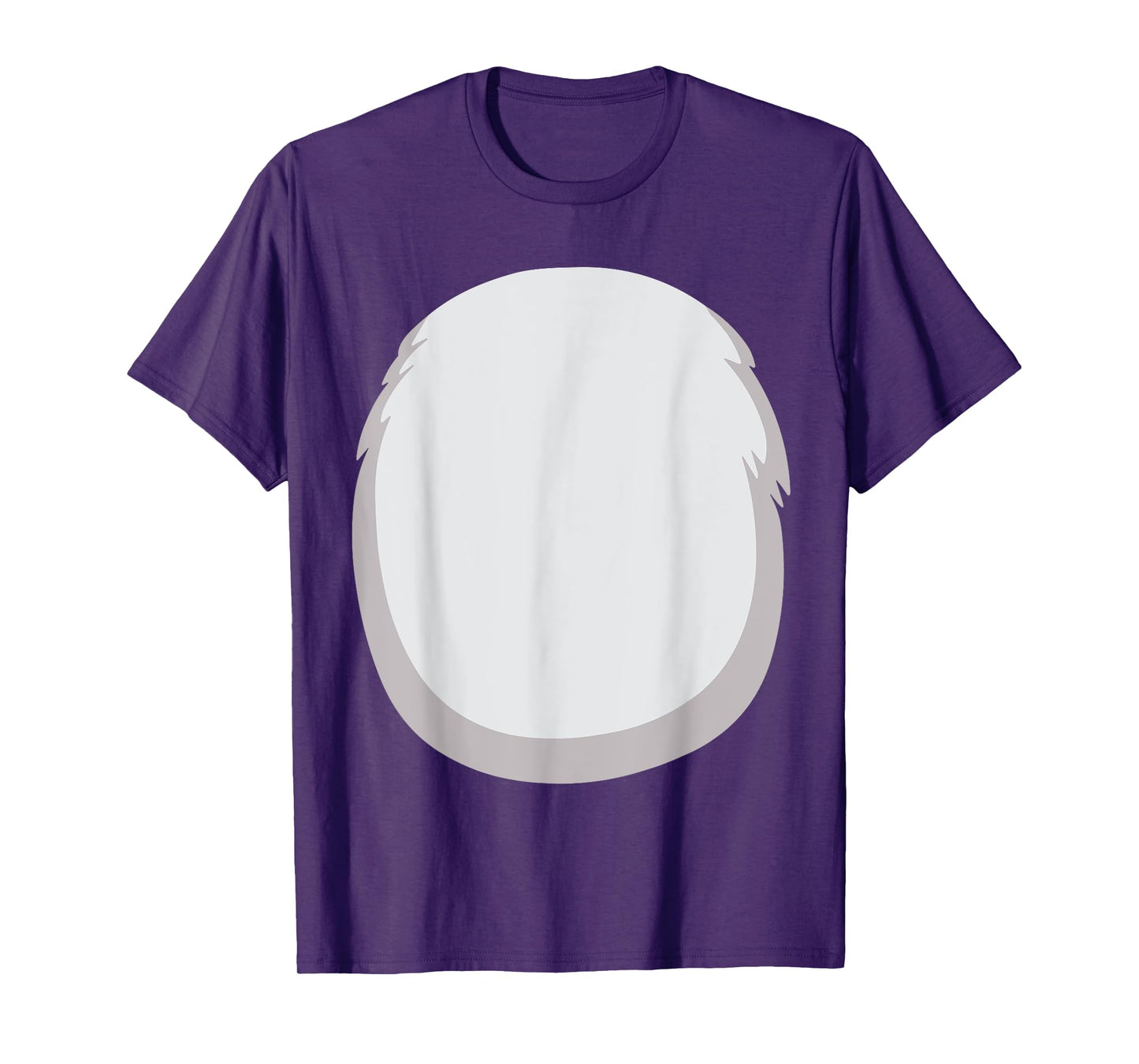Raccoon Belly Costume Furry Cartoon Racoon Stomach Grey T-Shirt