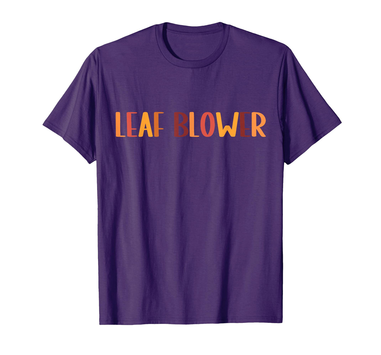 Funny Leaf Blower Fall Costume Couple Halloween Matching T-Shirt