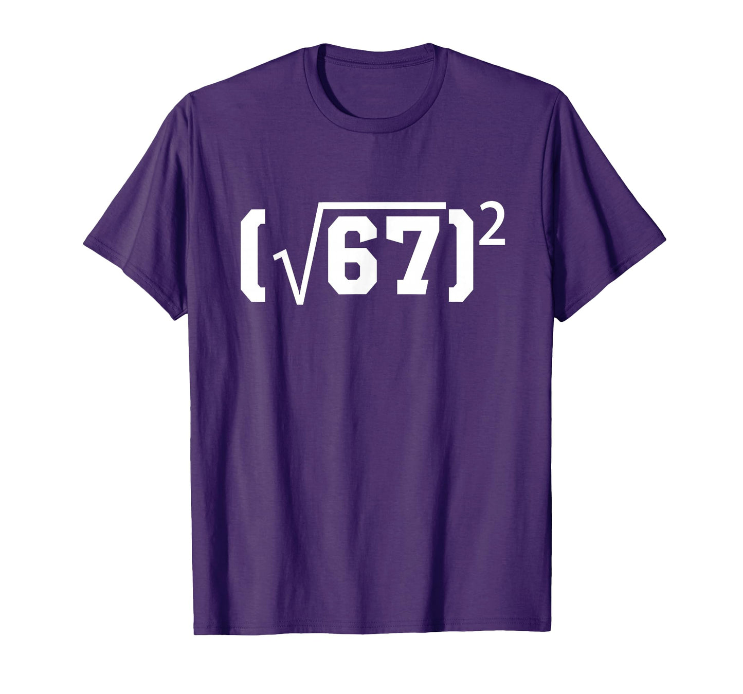 Funny Six Seven Meme Hidden Math Design T-Shirt