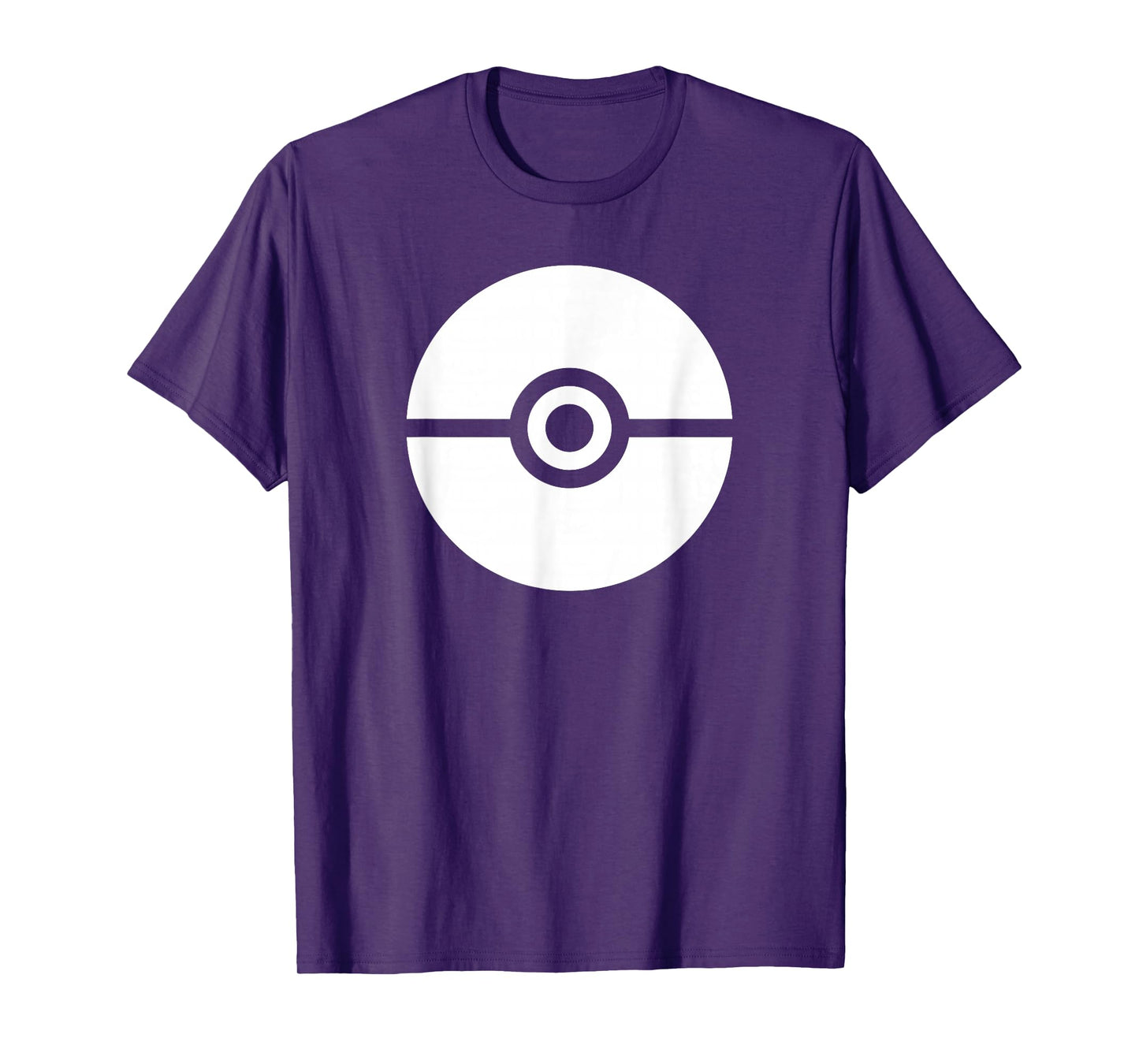 Pokémon Simple White Pokéball Logo T-Shirt