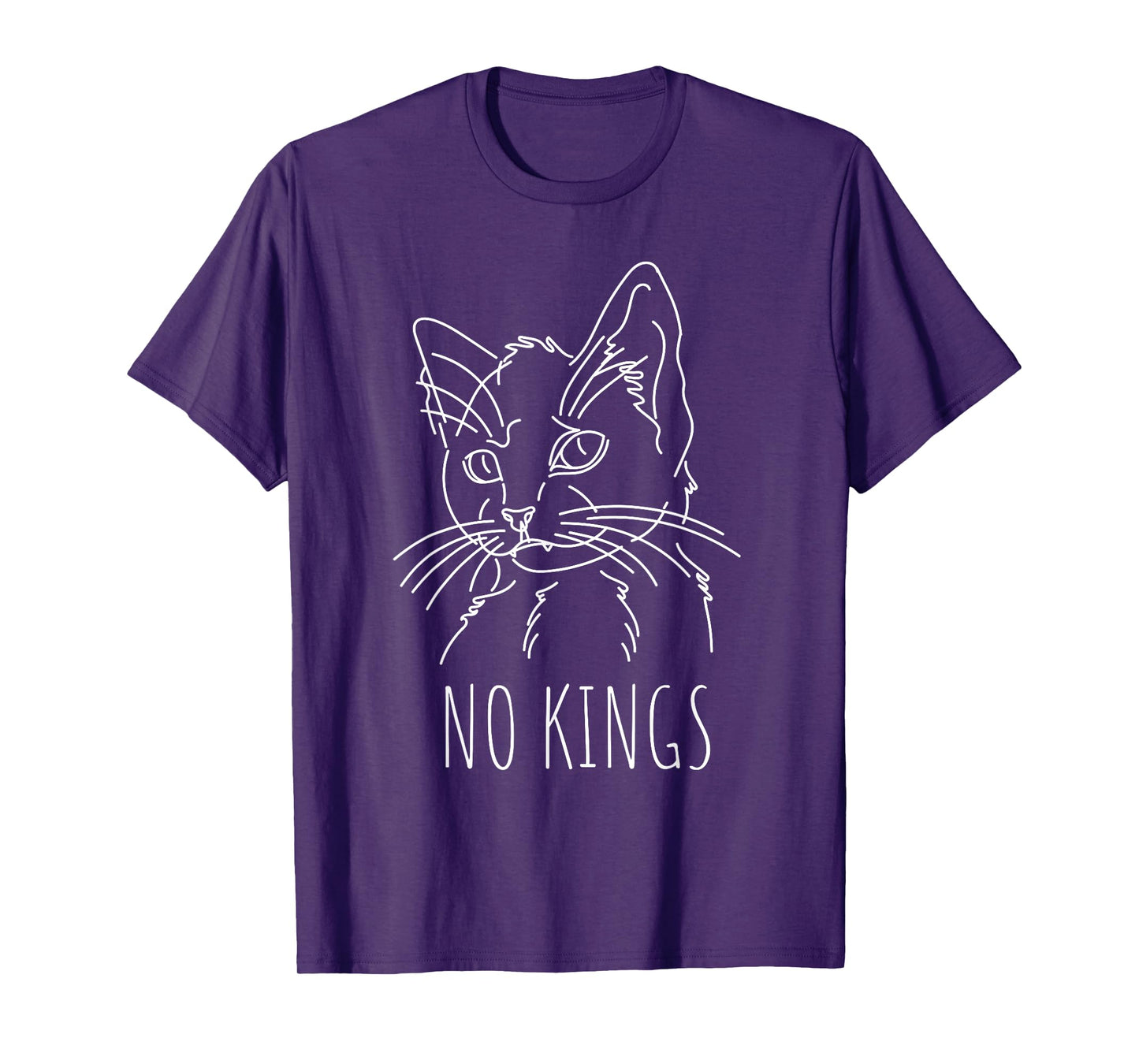 NO Kings Cat Line T-Shirt