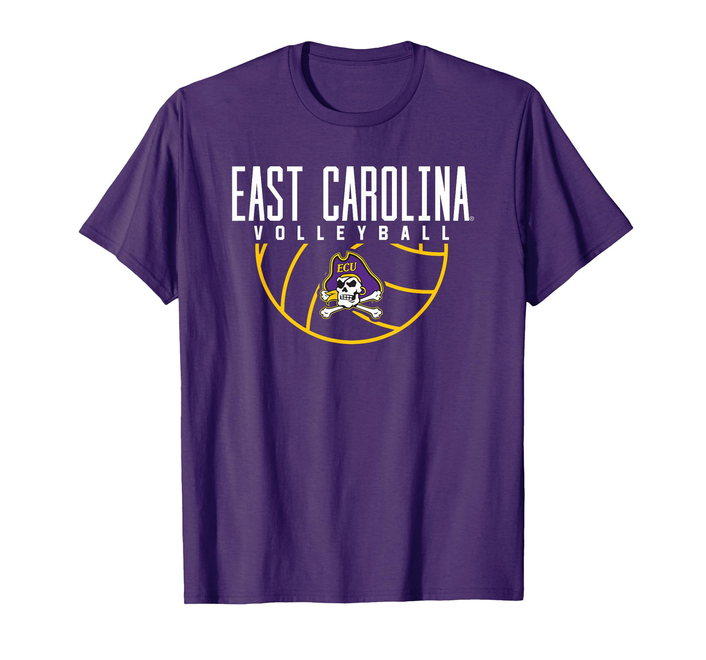 East Carolina University ECU Pirates Volleyball Arch T-Shirt