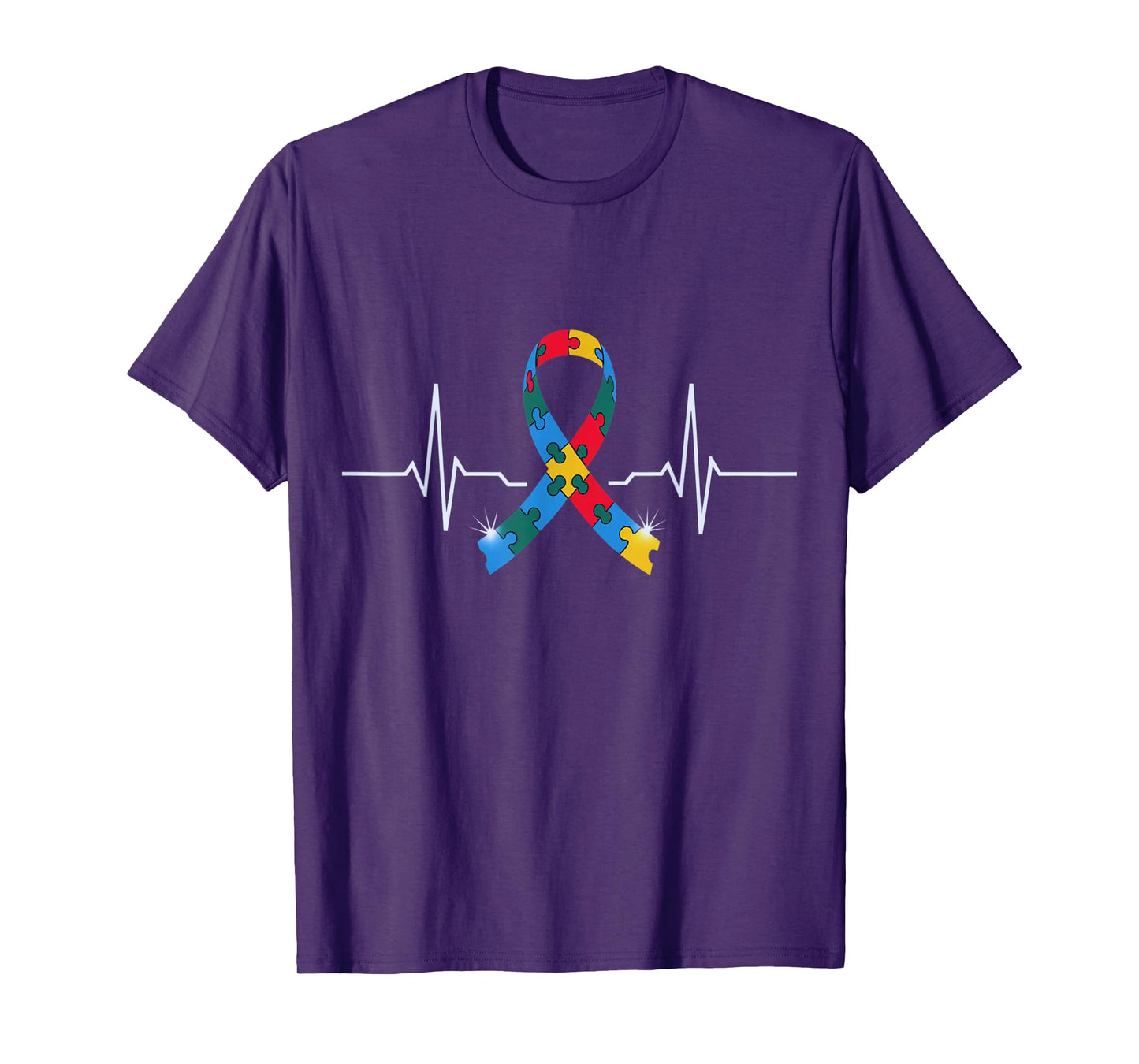 Love Heart Puzzle Acceptance Men Women Kids Autism Awareness T-Shirt