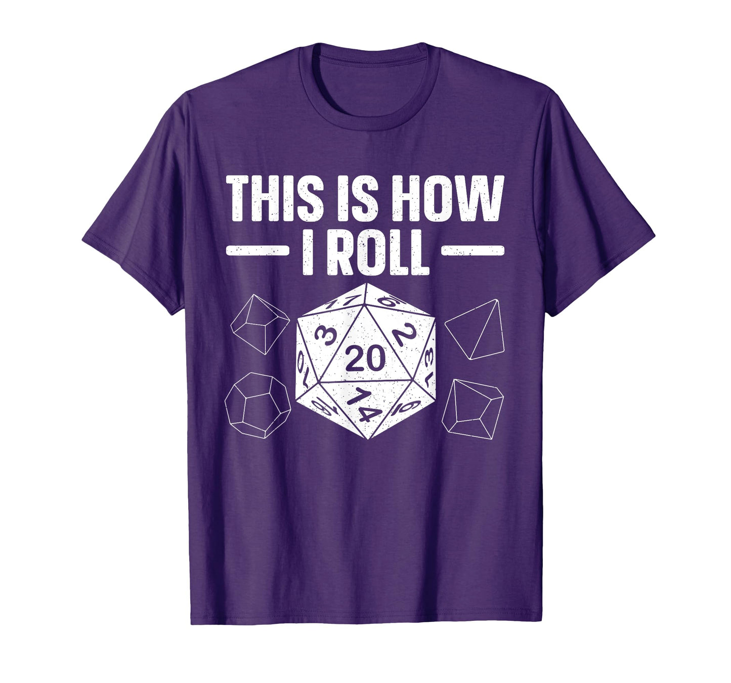 Funny Board Game Art For Men Women Tabletop RPG D20 Dice T-Shirt