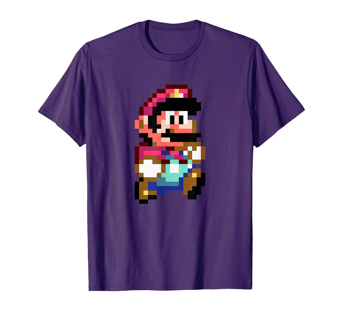 Super Mario Bros Retro Mushroom Kingdom 8-Bit Mario T-Shirt