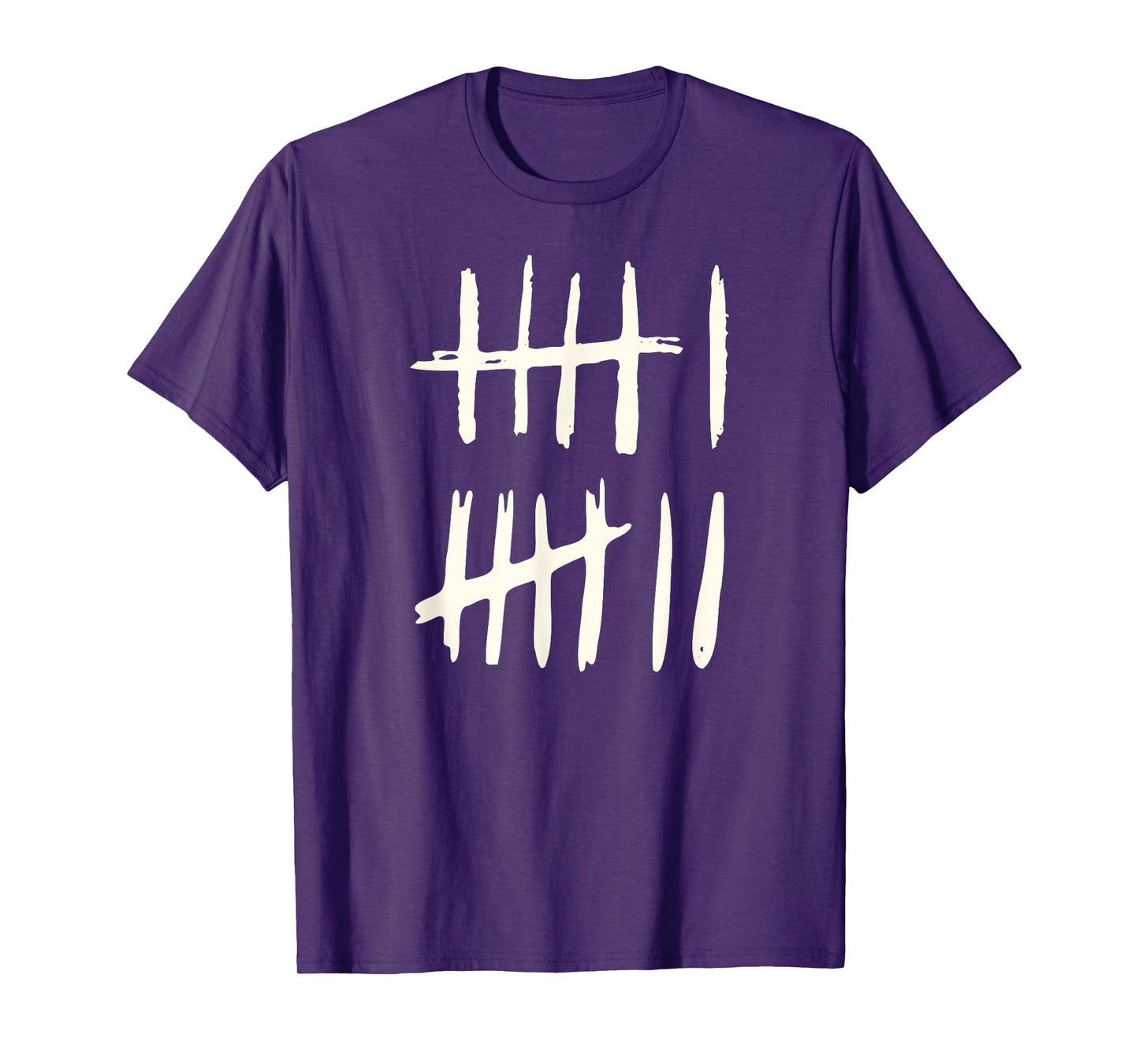 Funny Six Seven 67 Meme Tally Marks 6 7 Numbers T-Shirt