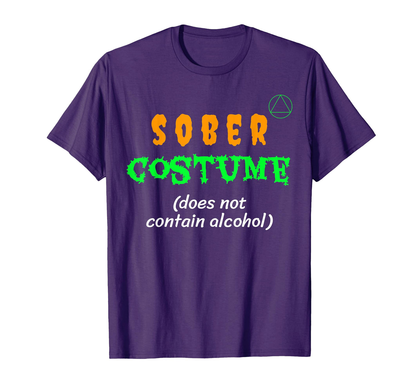 Does Not Contain Alcohol Sober Costume Recovery T-Shirt