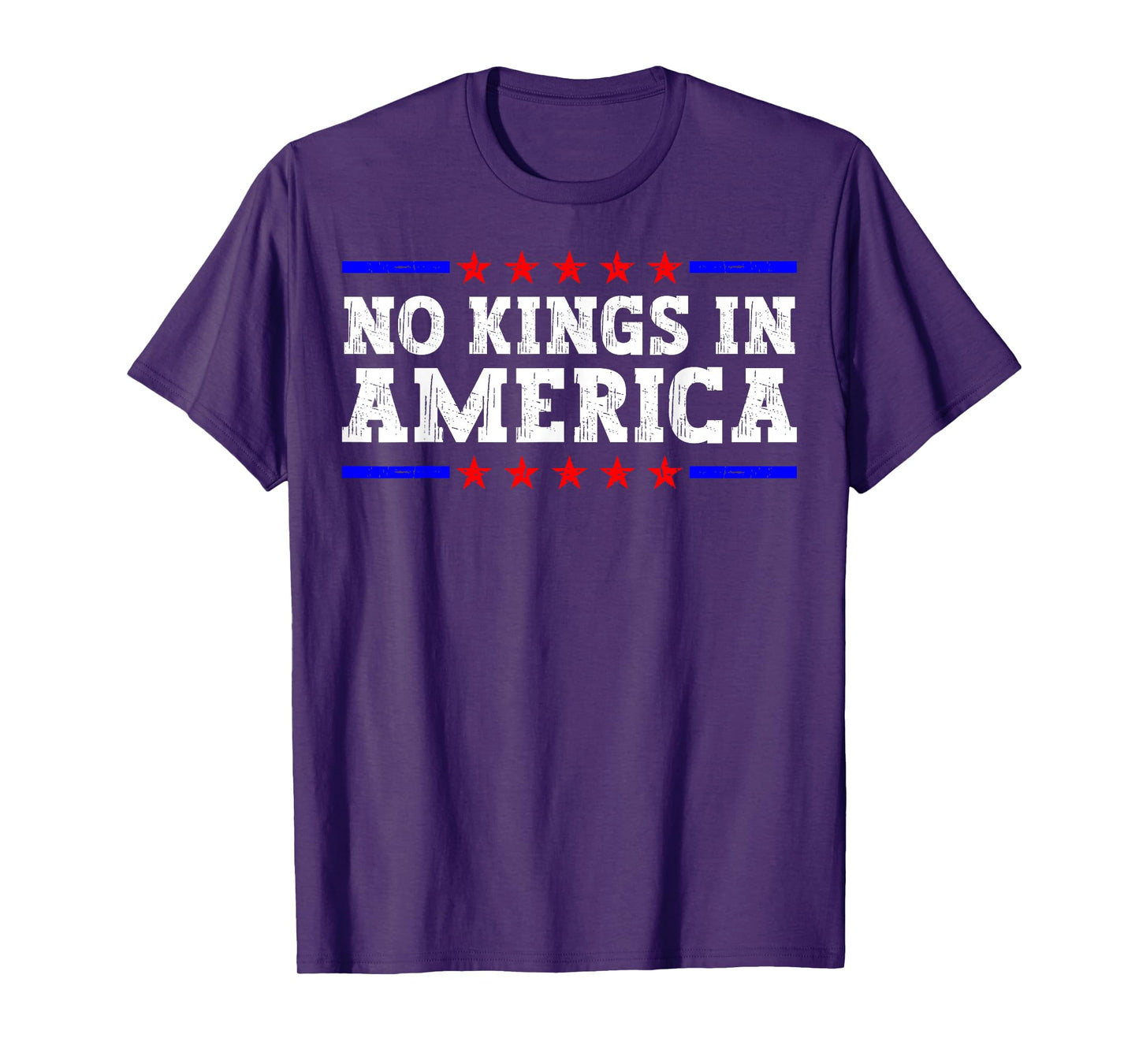 No Kings In America Trump Resist Retro Vintage T-Shirt
