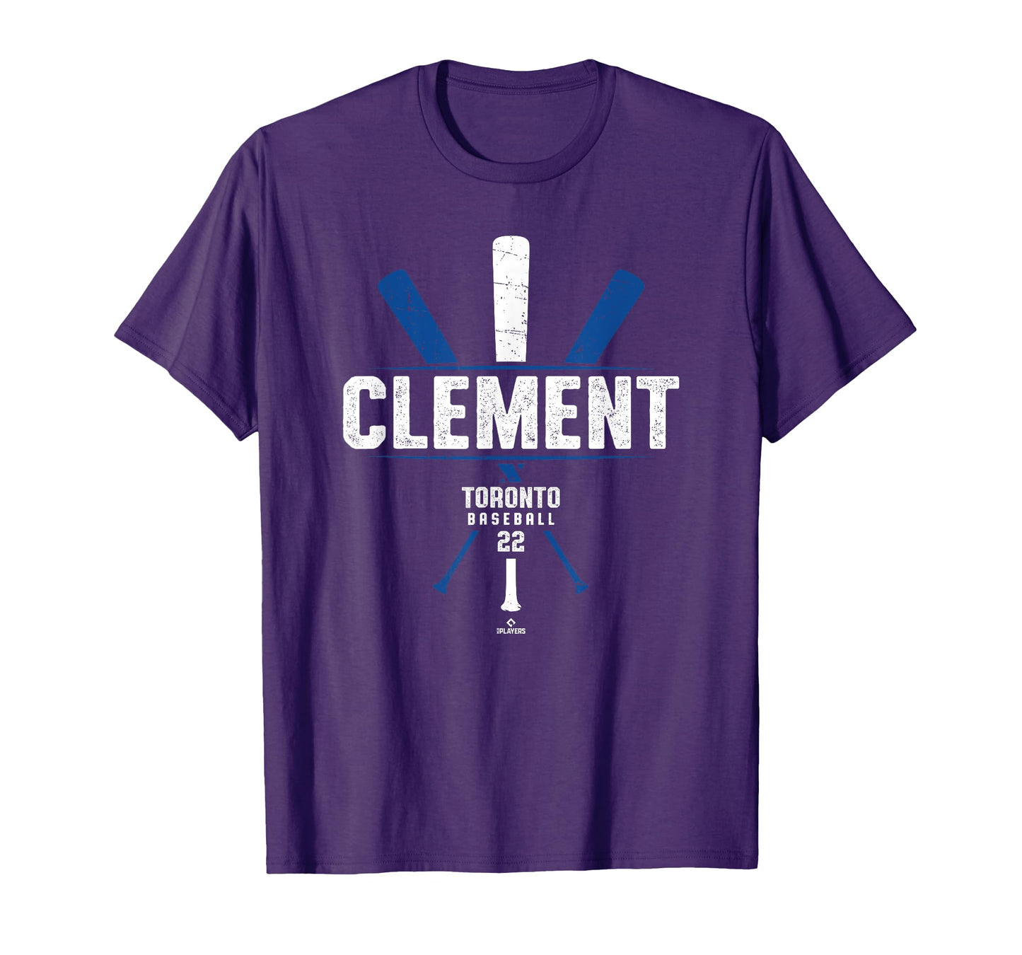 Vintage Baseball Bat Gameday Ernie Clement Toronto Baseball T-Shirt