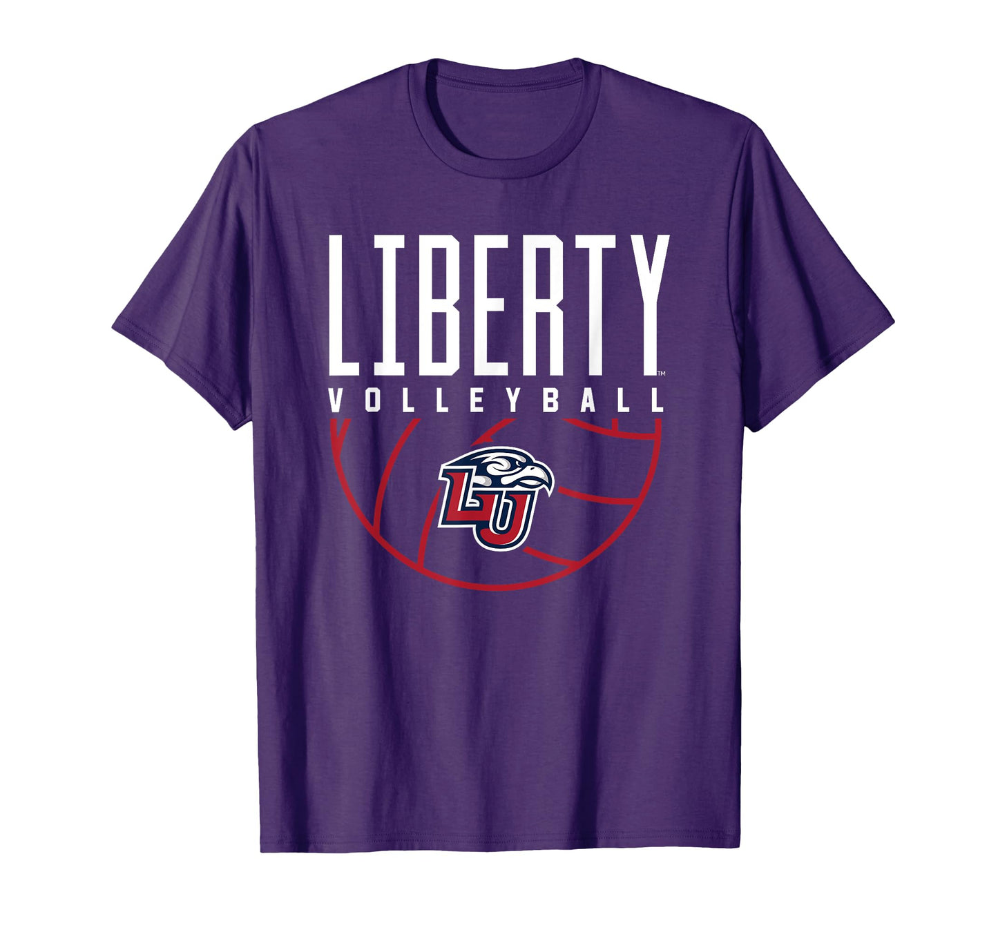 Liberty University Flames Volleyball Arch T-Shirt