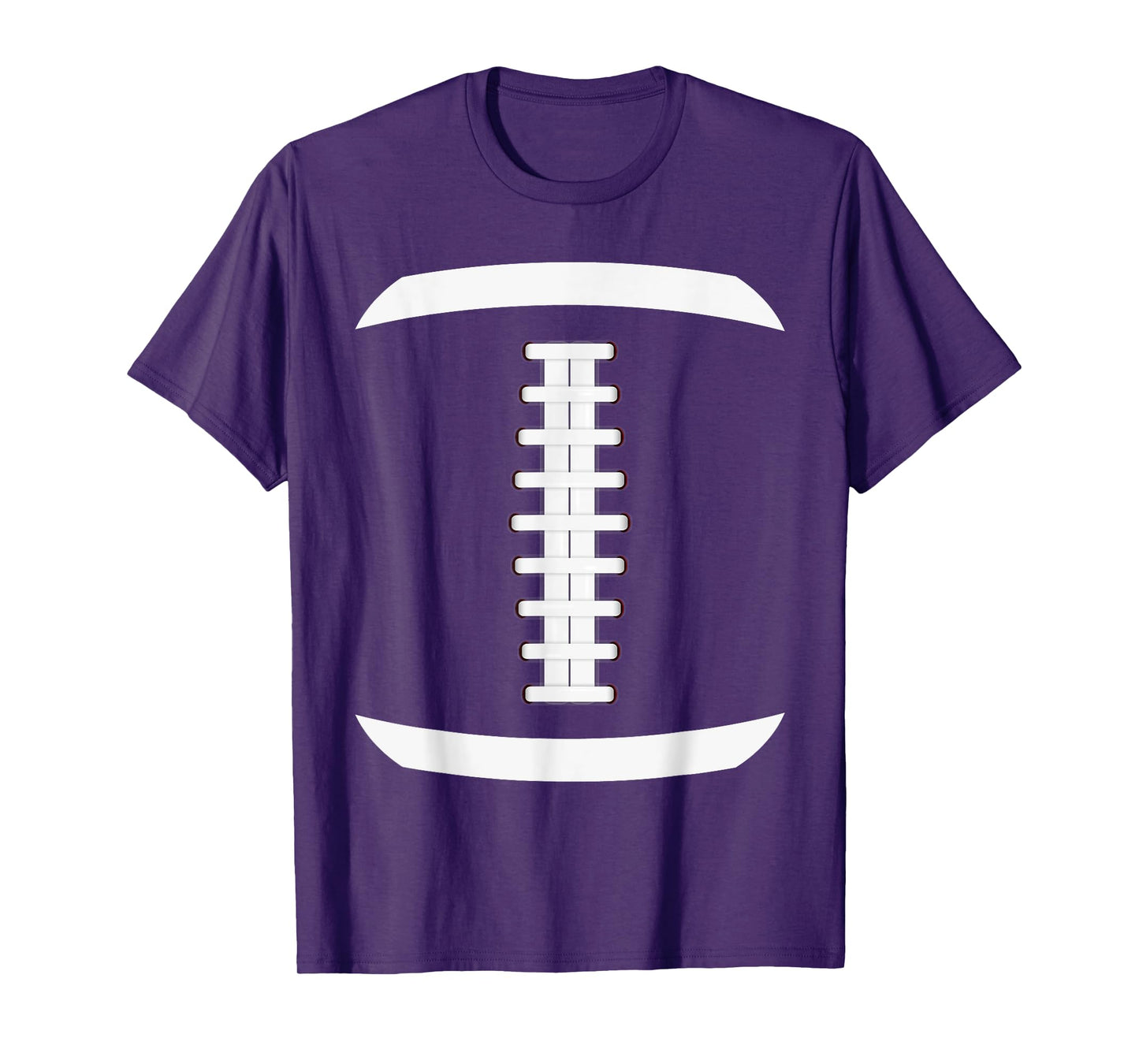 American Football Ball Costume Lace Up Thanksgiving Football T-Shirt