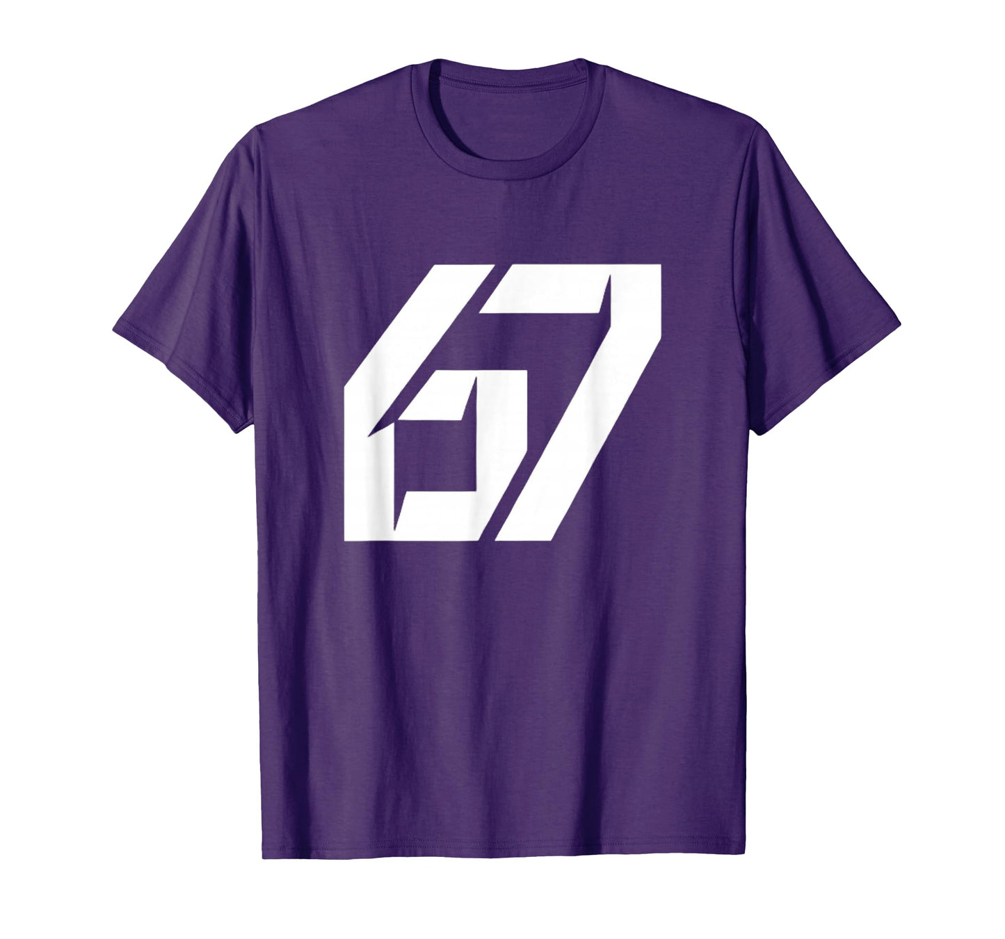 Funny 67 Six Seven Meme 67 Retro Vintage Number T-Shirt