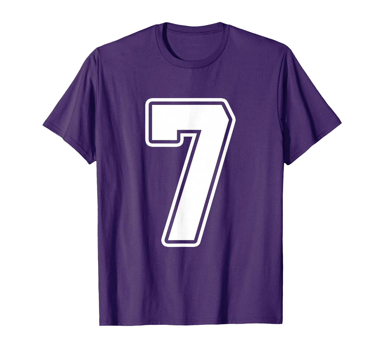 Number 7 Six Seven 6 7 Meme Funny 7th Birthday Design T-Shirt