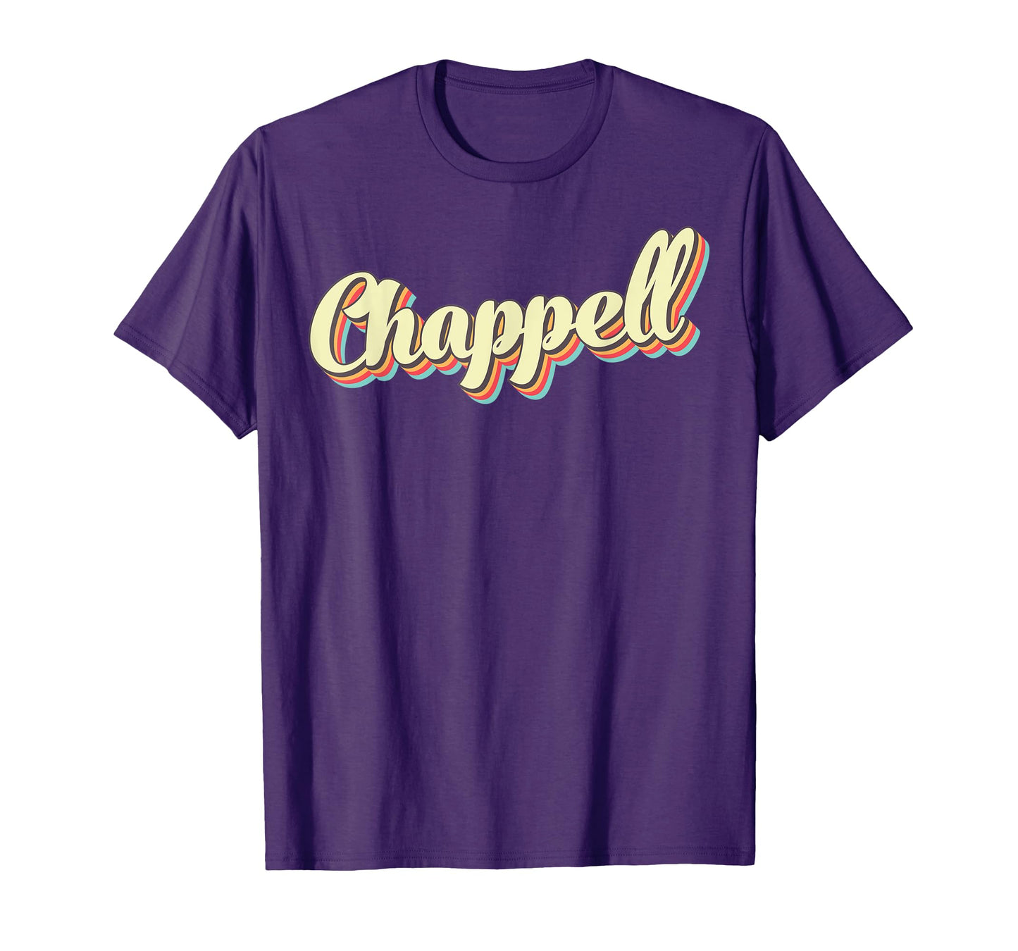 Chappell TShirt Retro Art Baseball Font Vintage T-Shirt