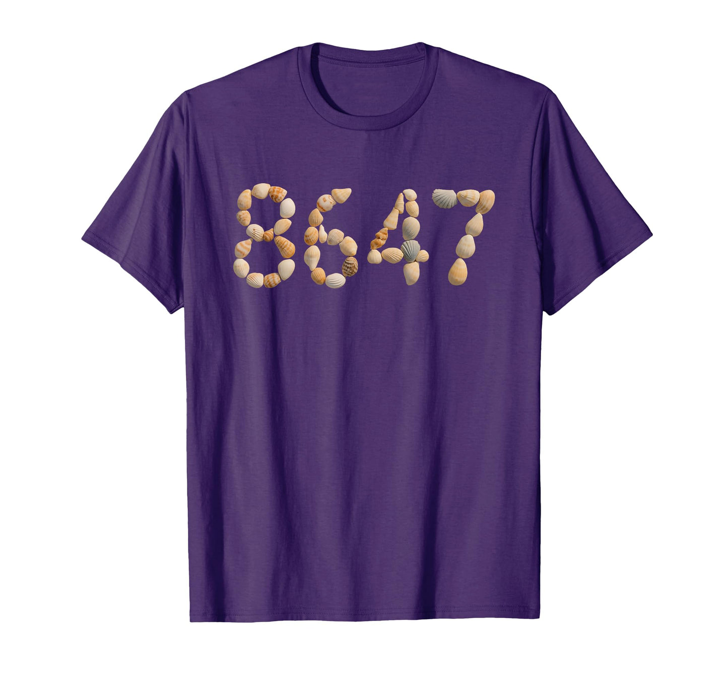 86 47 8647 Shirt 86 47 Seashells Sea Shells Summer Beach T-Shirt