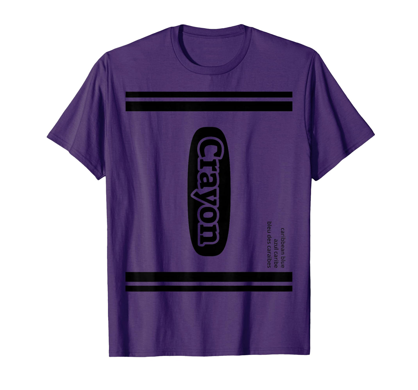 Crayon Caribbean Blue Group Costume T-Shirt
