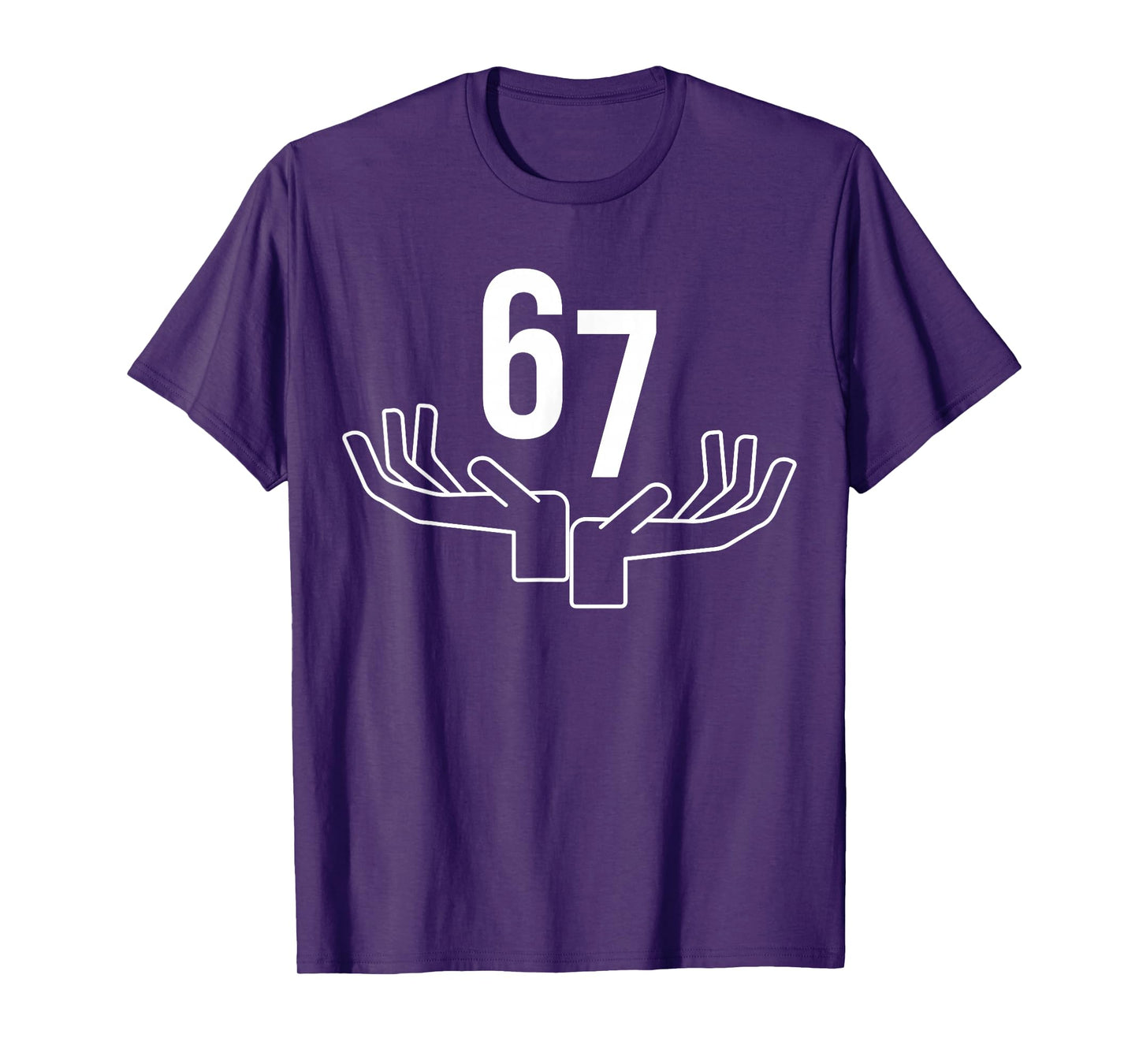 67 Six Seven Hand Gesture Meme T-Shirt